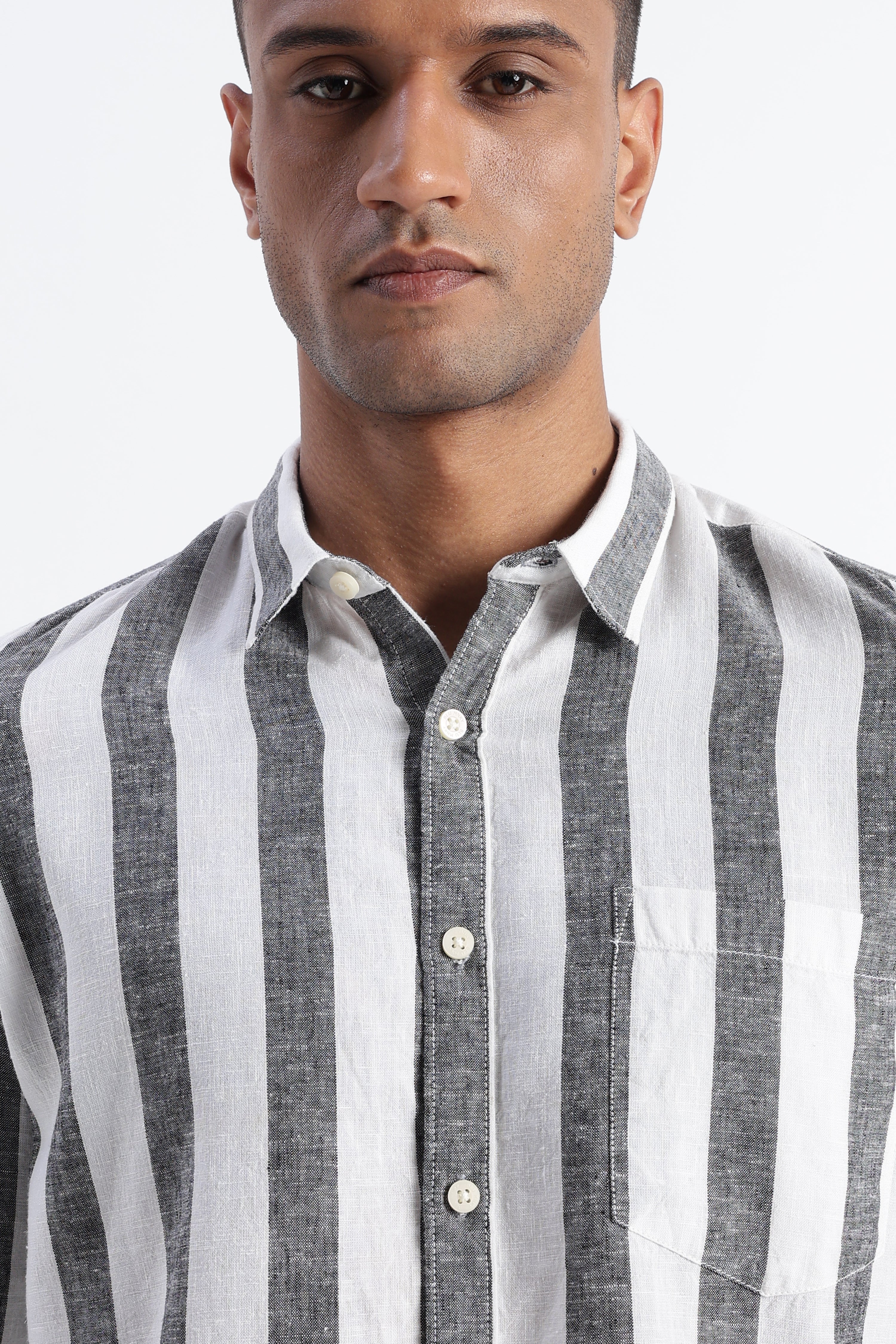 Men Classic Stripe Shirt