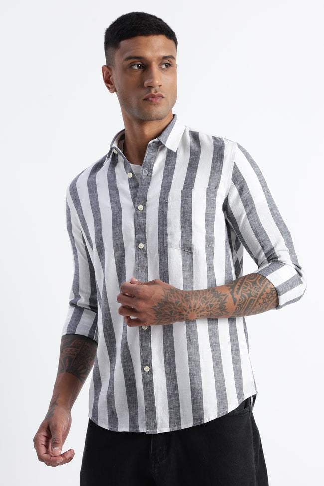 Men Classic Stripe Shirt