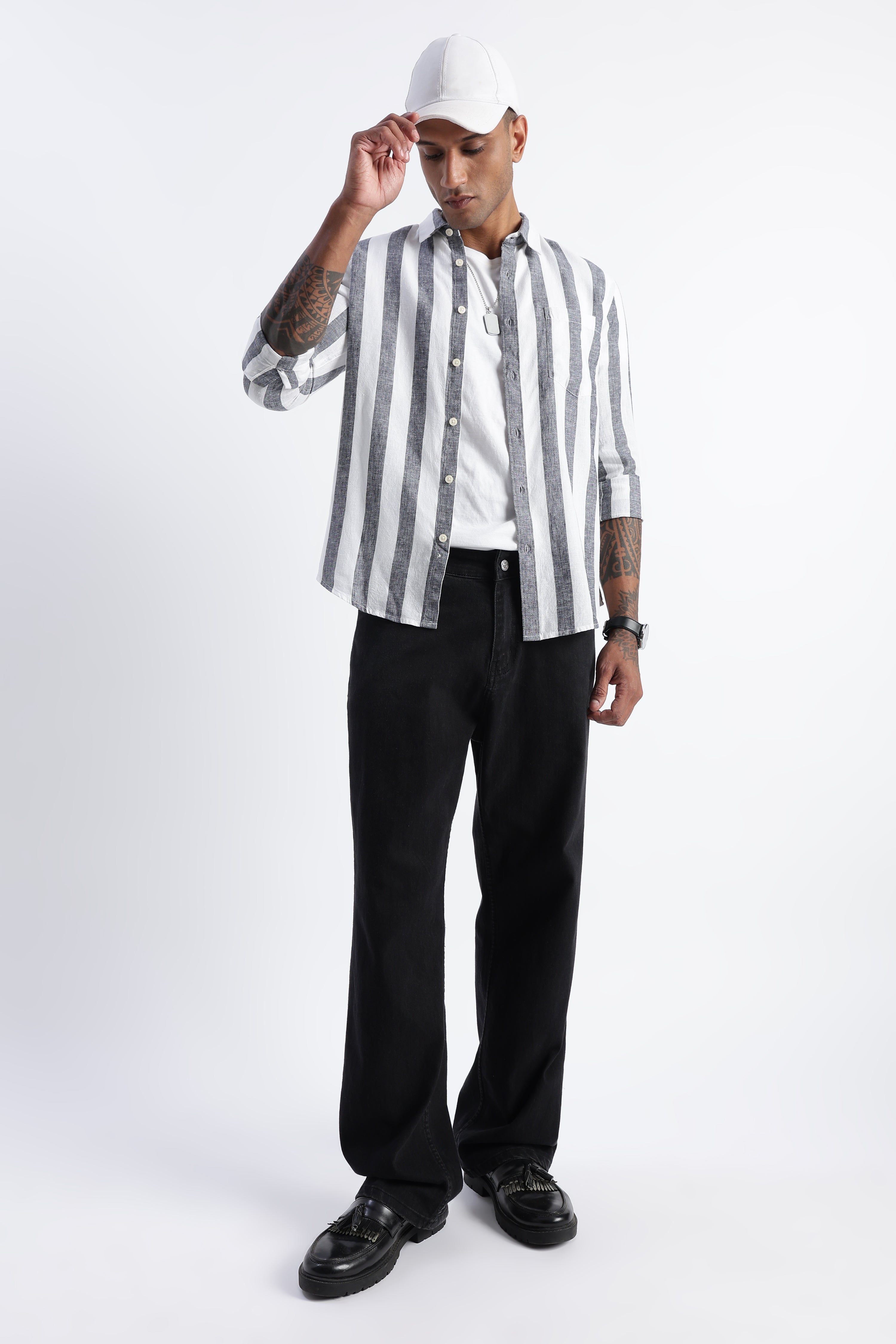 Men Classic Stripe Shirt