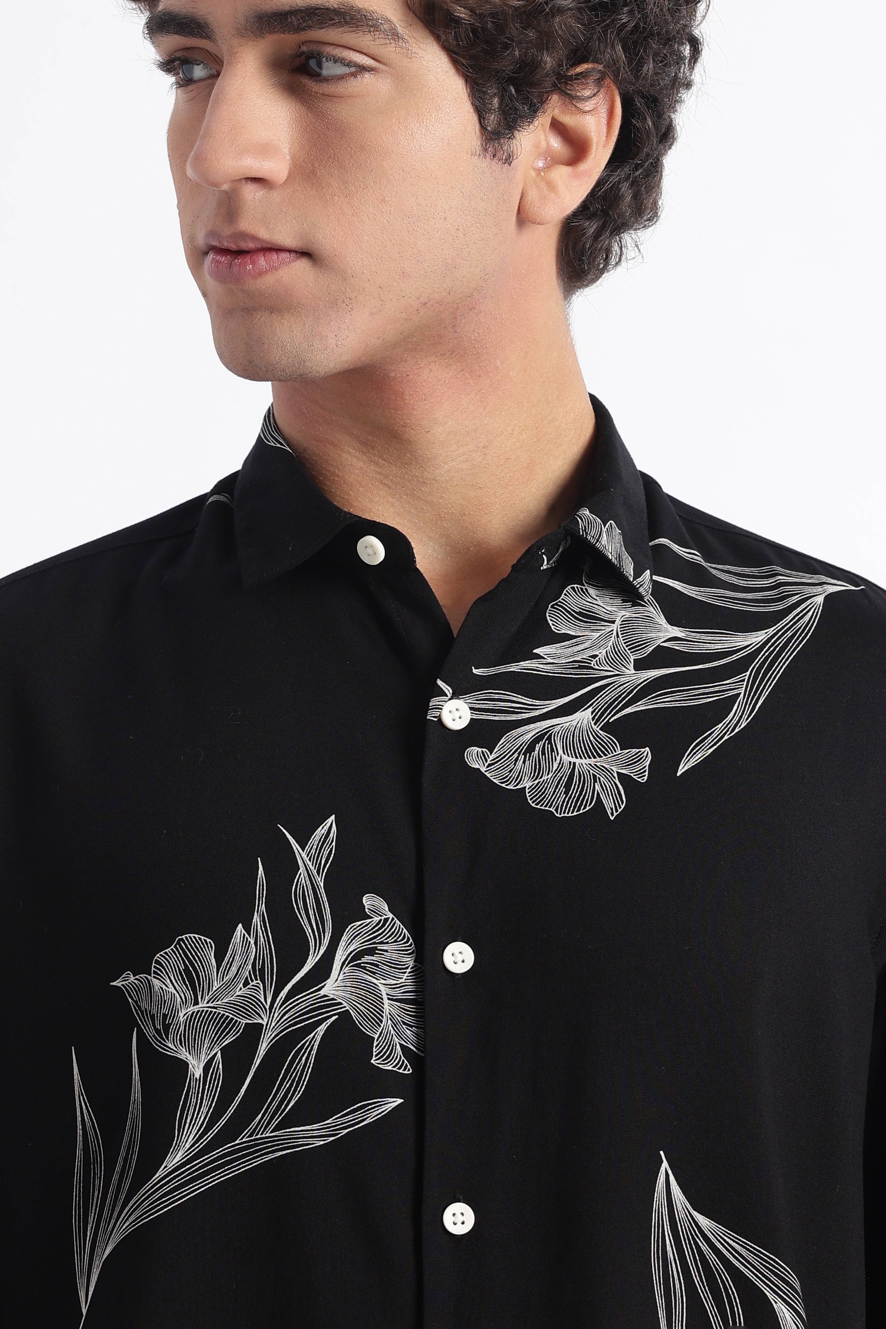 Men Modern Day Print Shirt