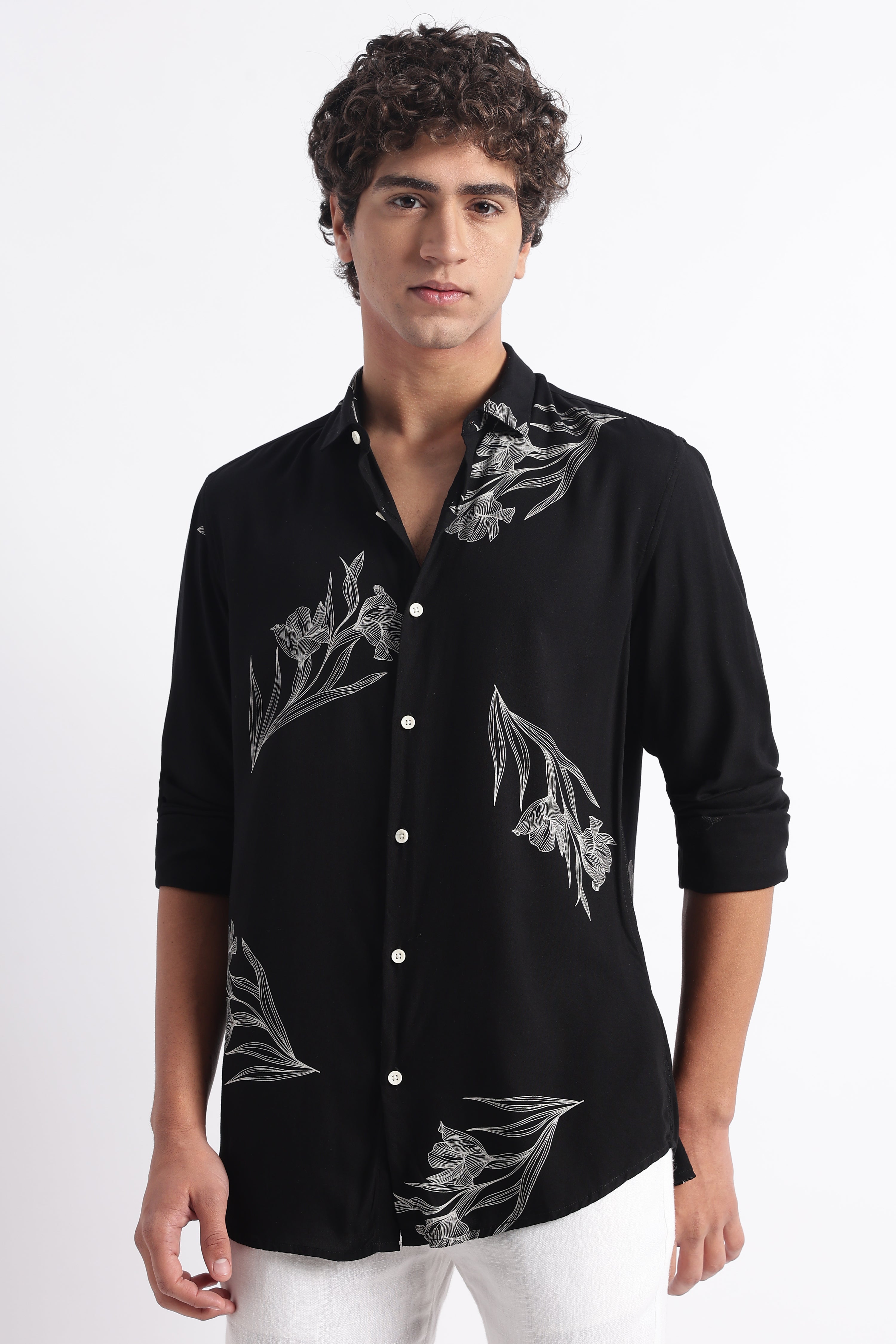 Men Modern Day Print Shirt