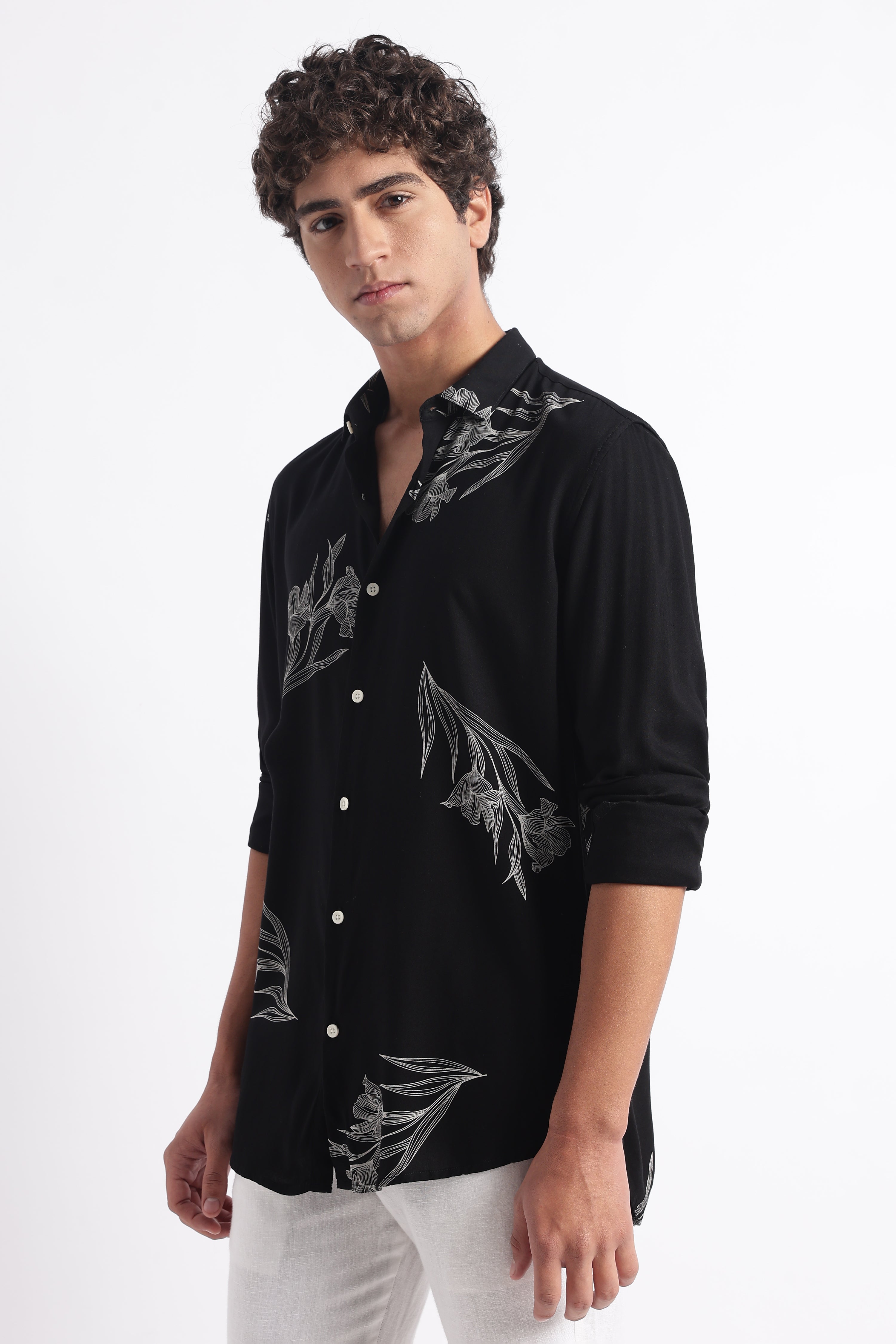 Men Modern Day Print Shirt