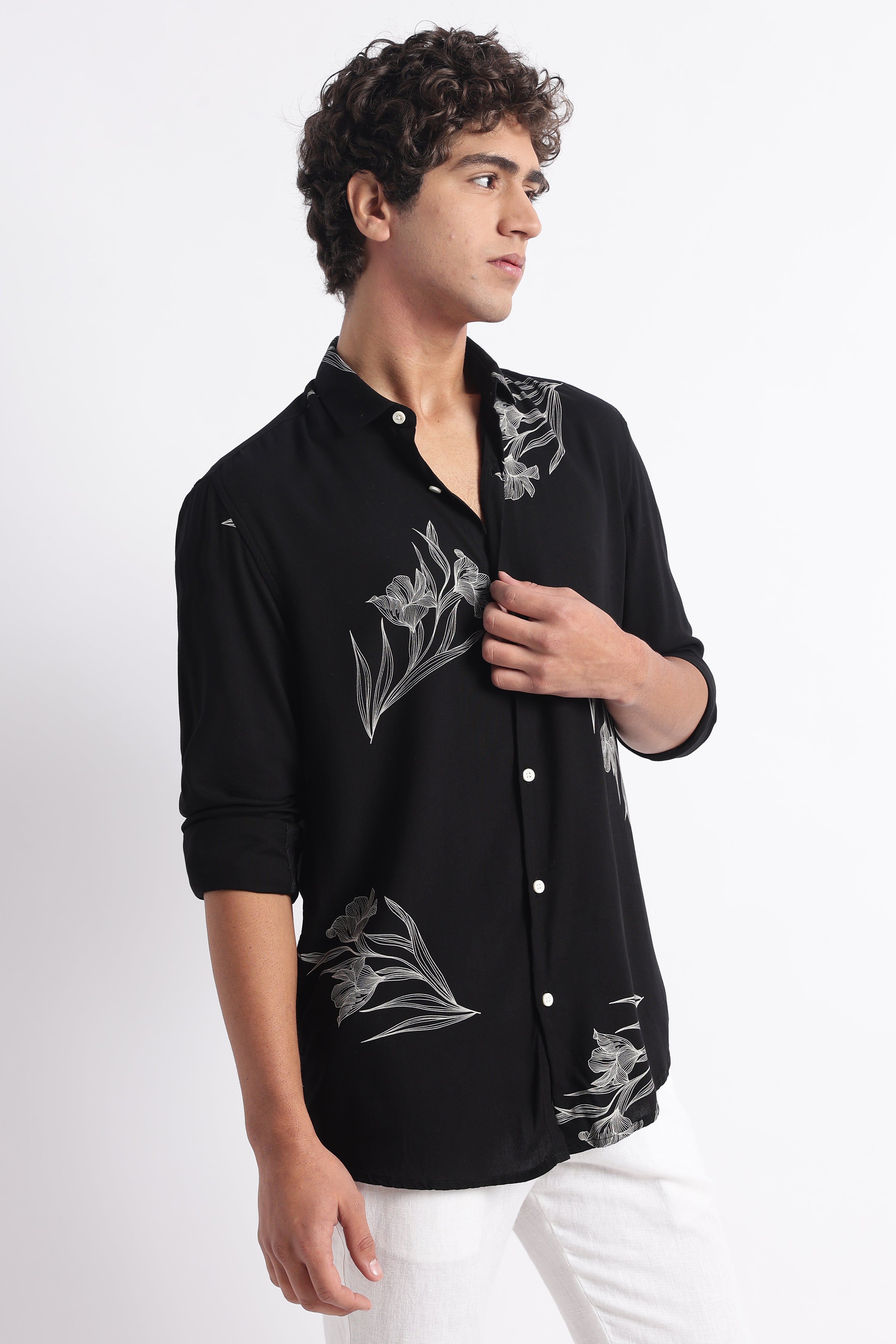 Men Modern Day Print Shirt