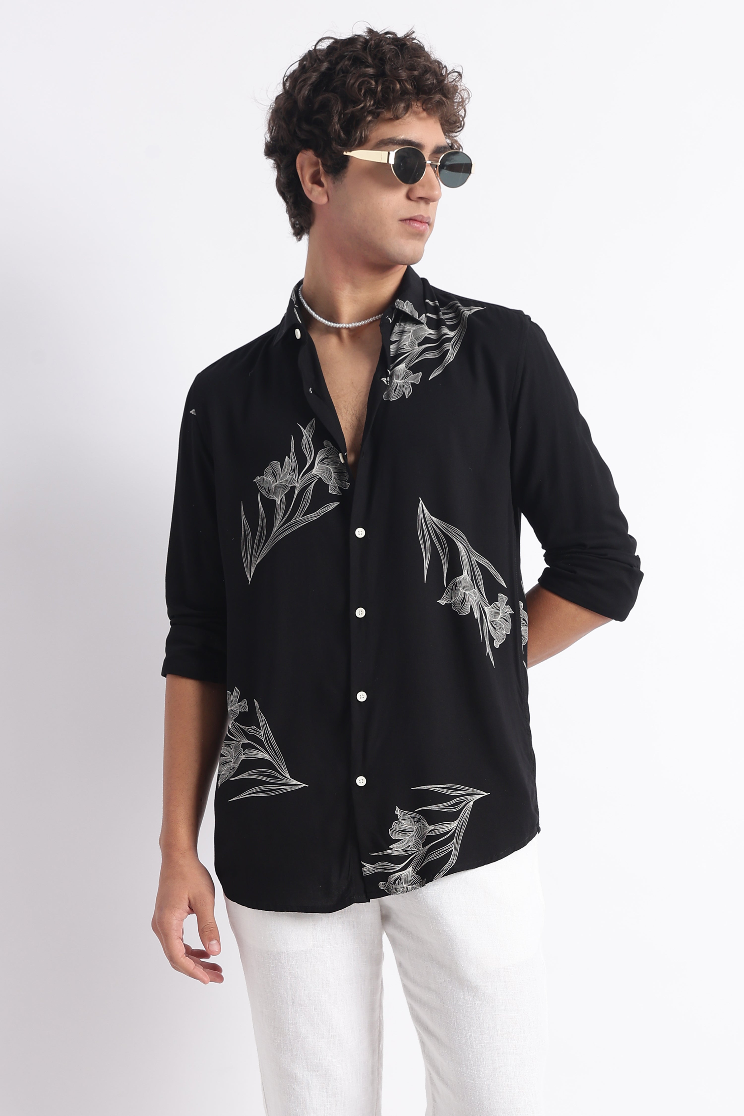 Men Modern Day Print Shirt