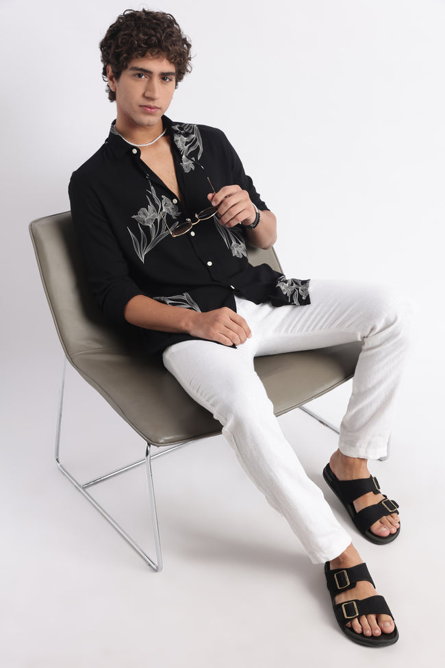 Men Modern Day Print Shirt