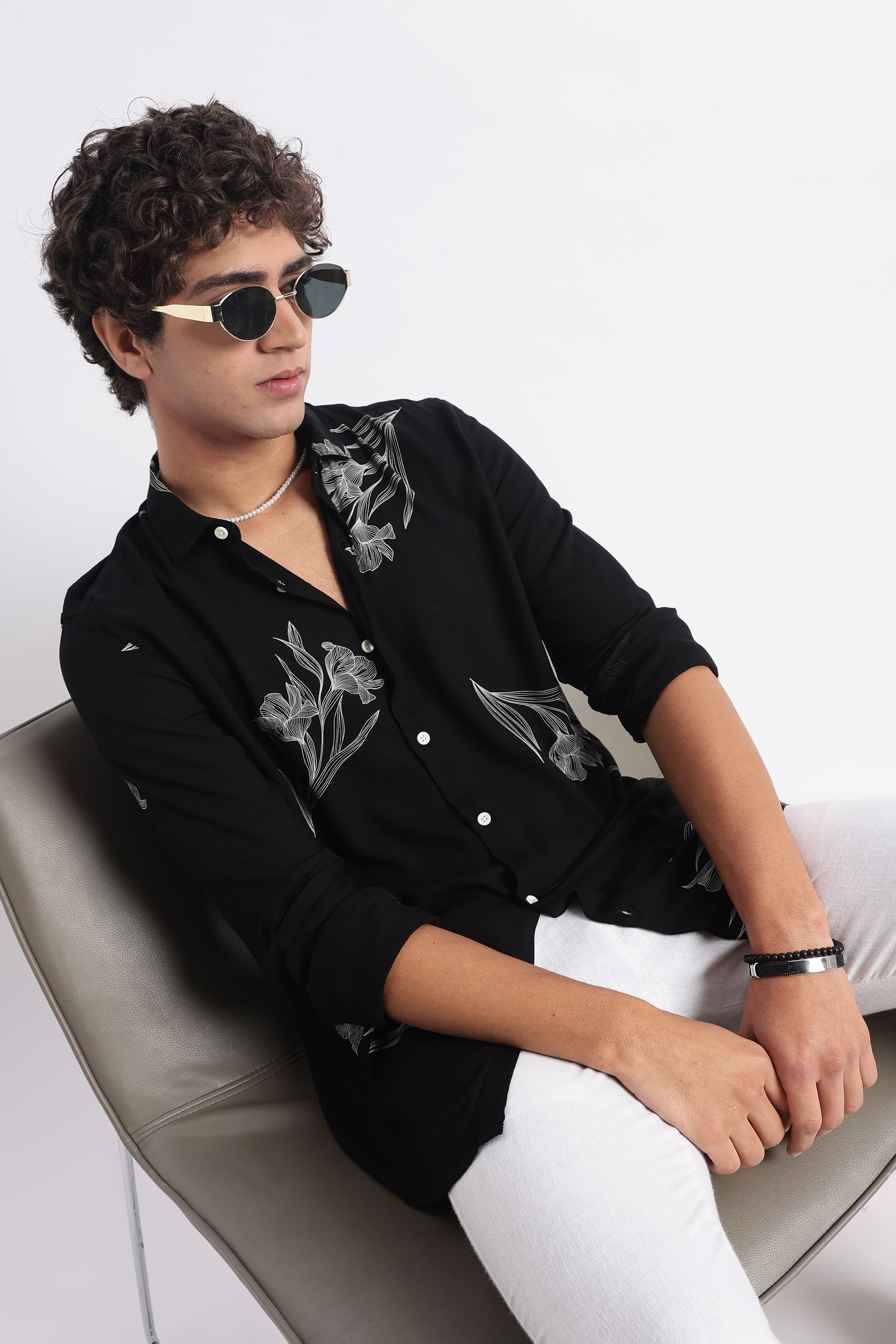 Men Modern Day Print Shirt