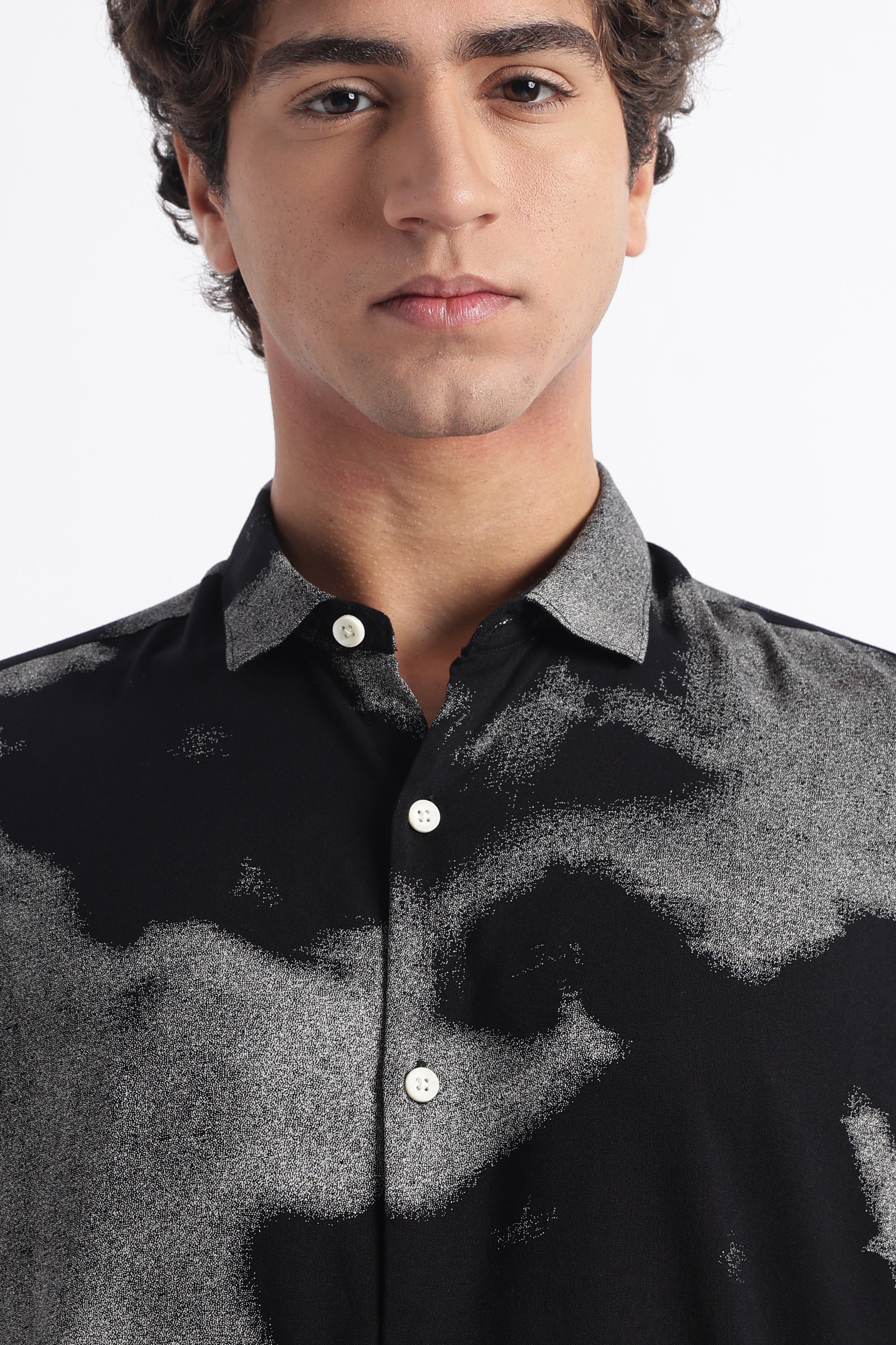 Men Modern Day Print Shirt