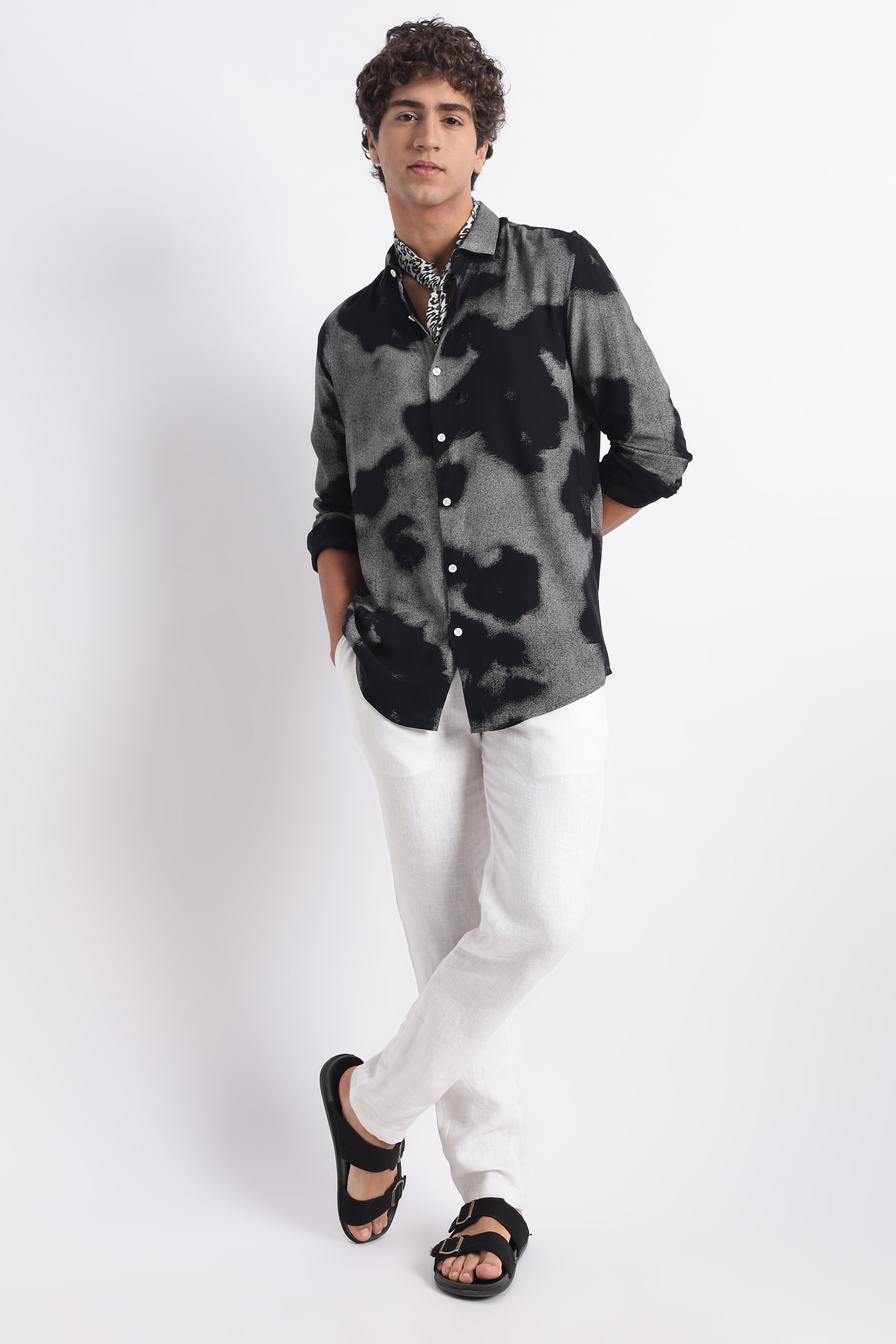 Men Modern Day Print Shirt