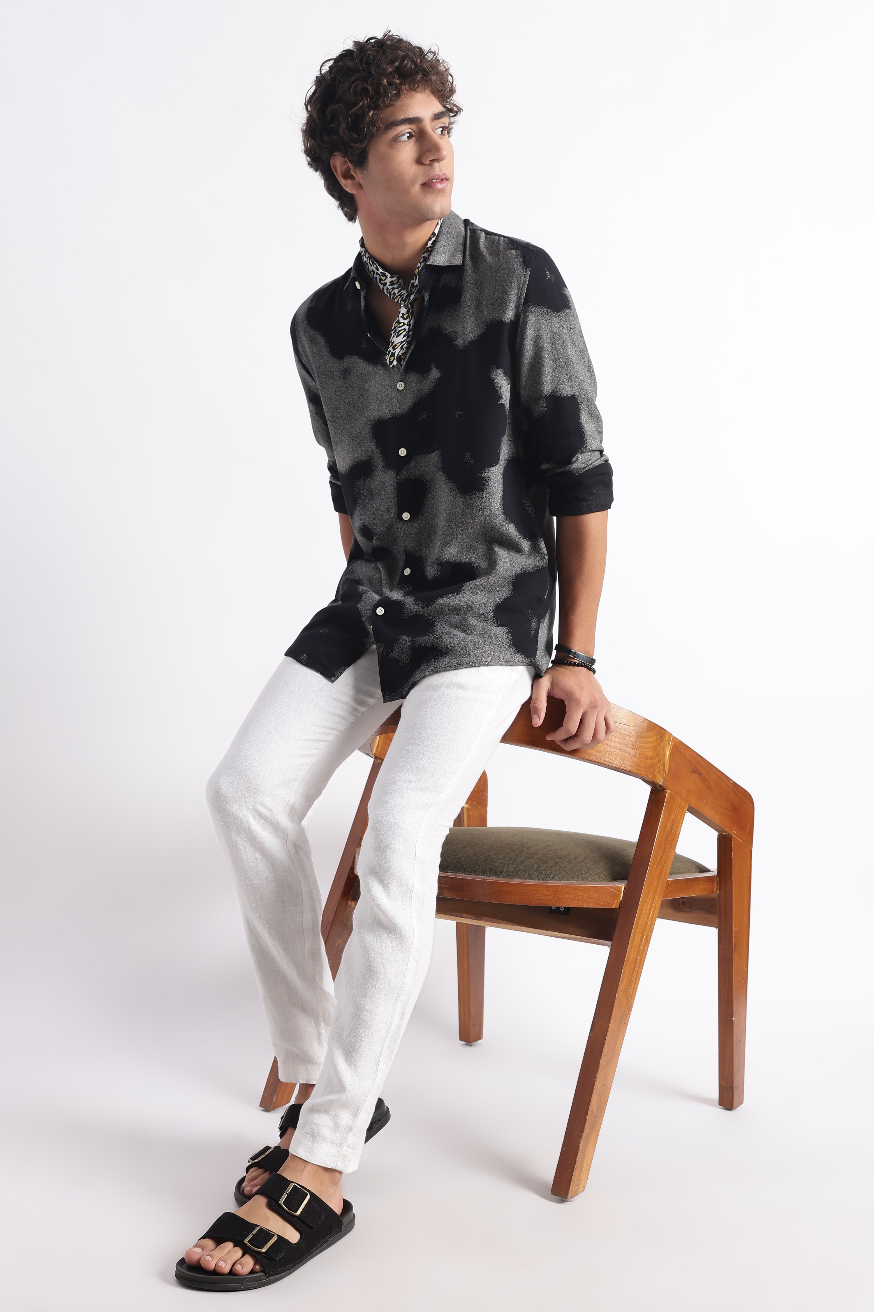 Men Modern Day Print Shirt