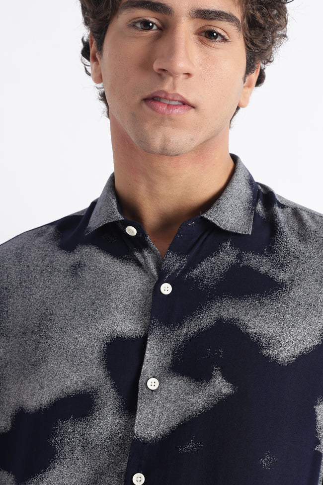 Men Modern Day Print Shirt