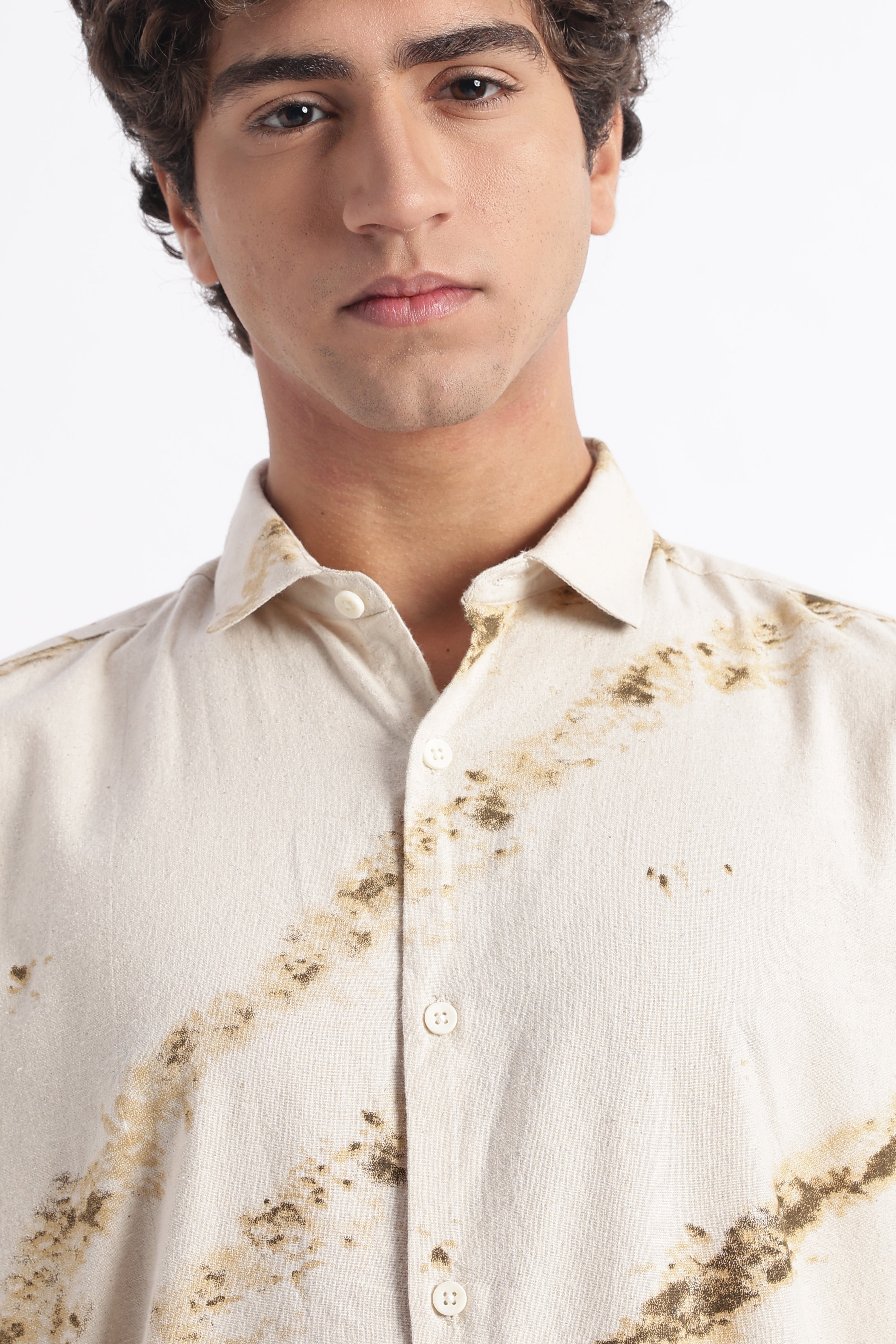 Men Modern Day Print Shirt