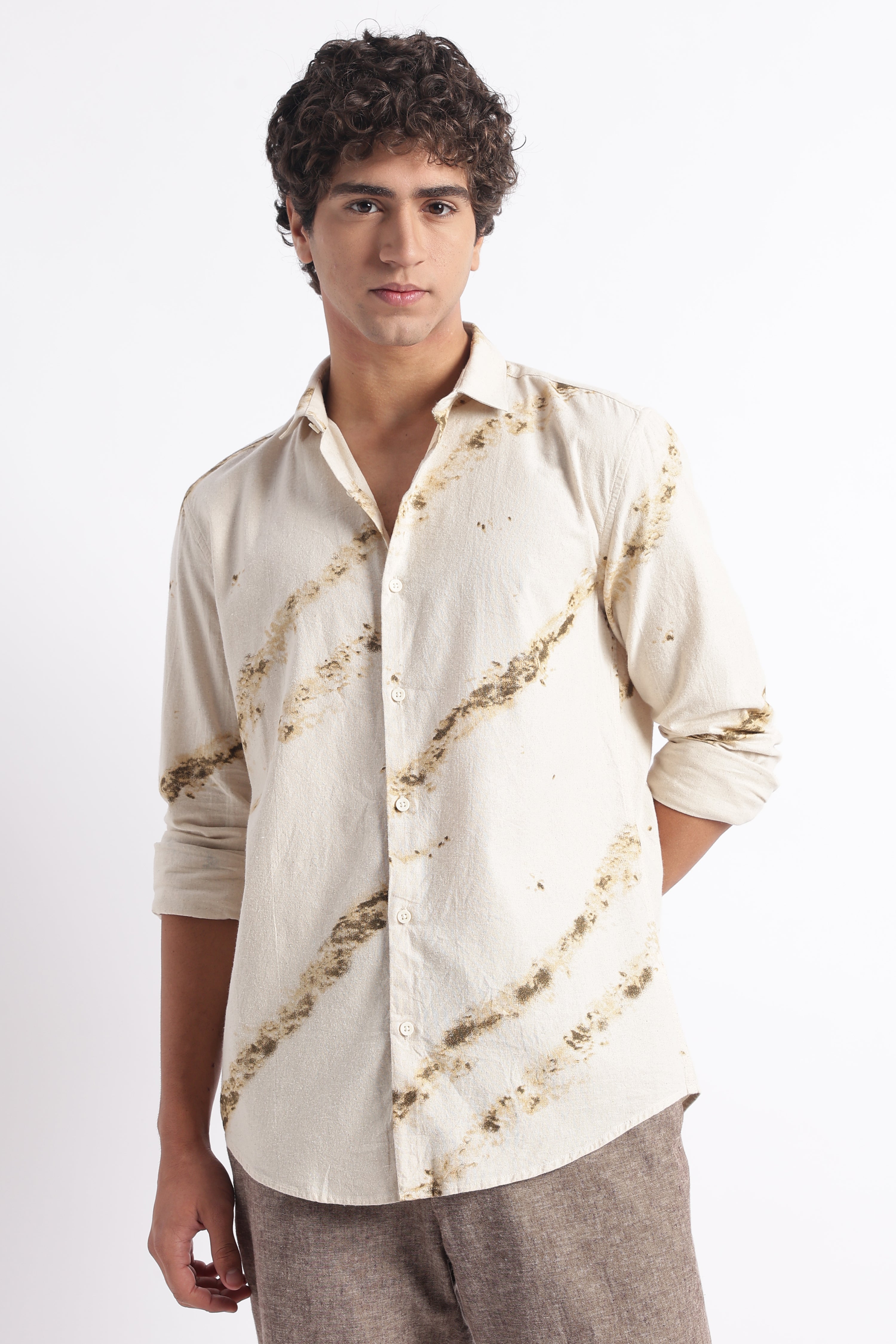 Men Modern Day Print Shirt