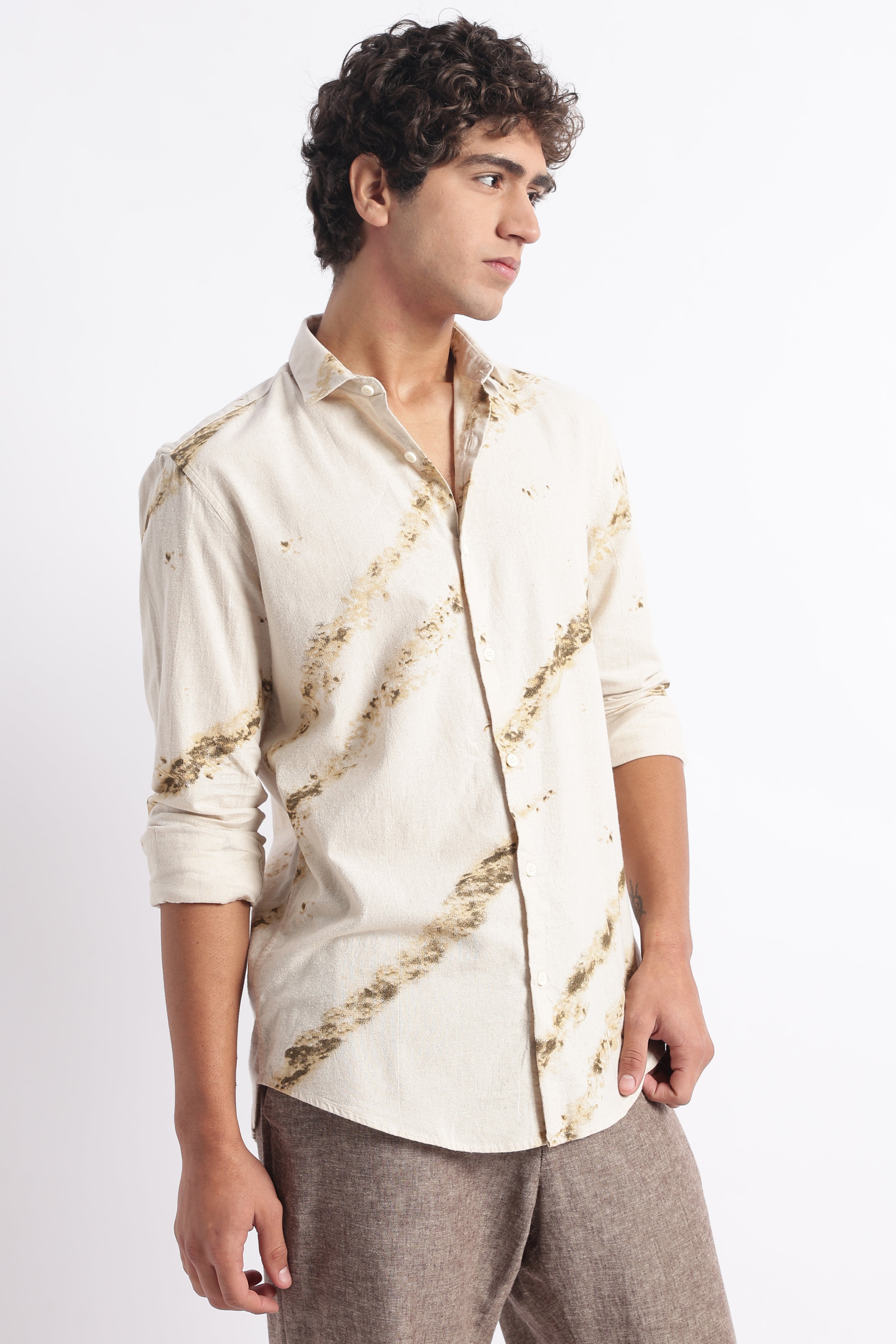 Men Modern Day Print Shirt