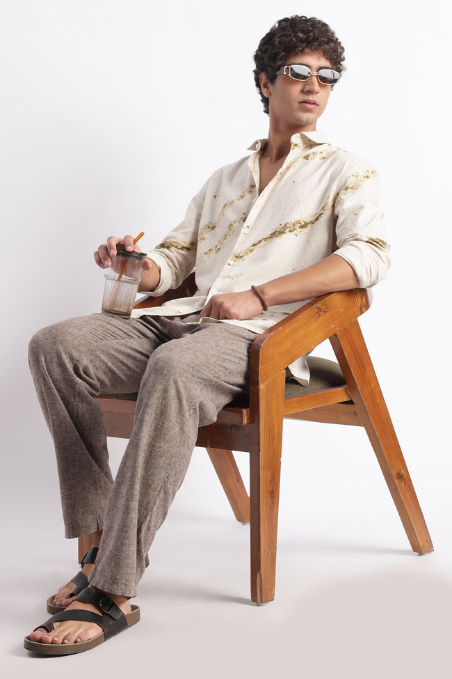 Men Modern Day Print Shirt