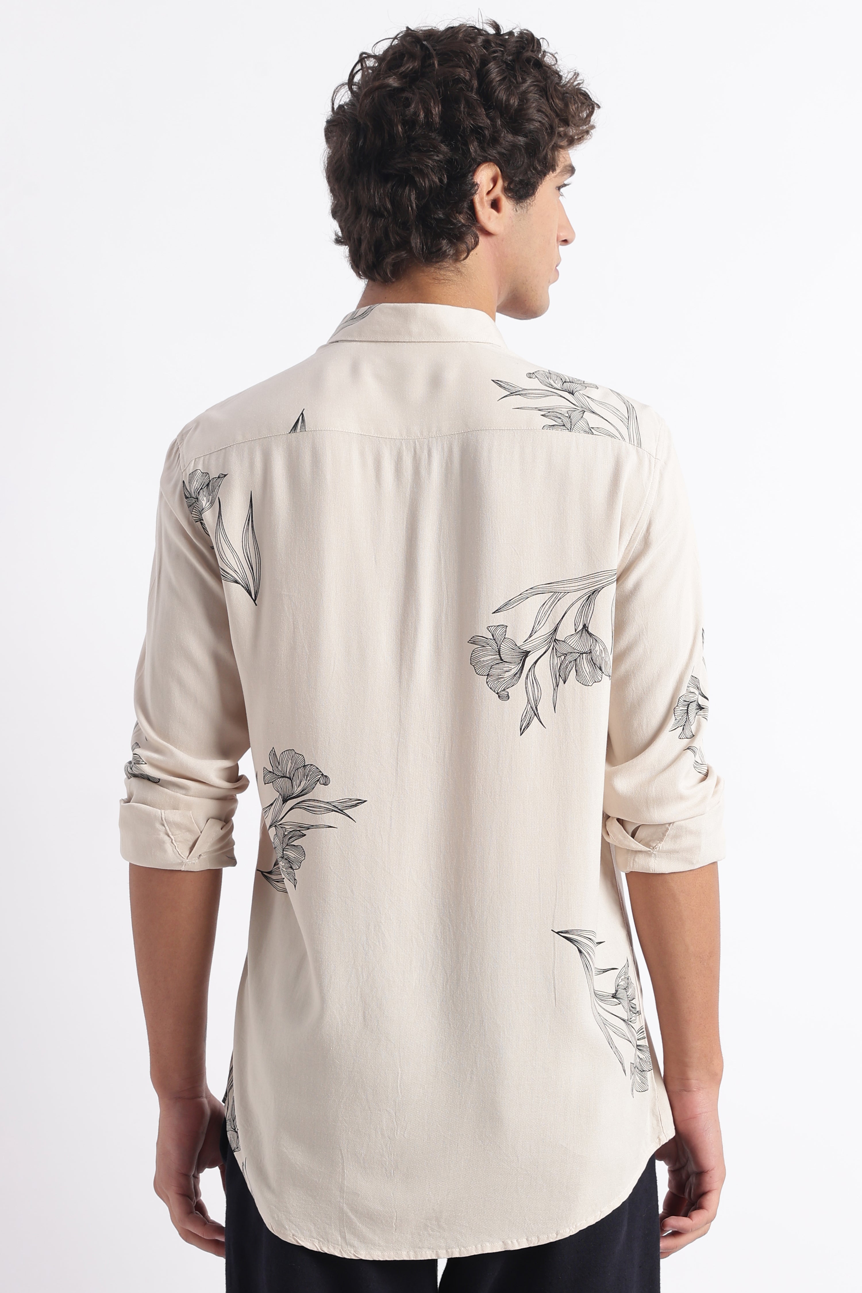 Men Modern Day Print Shirt