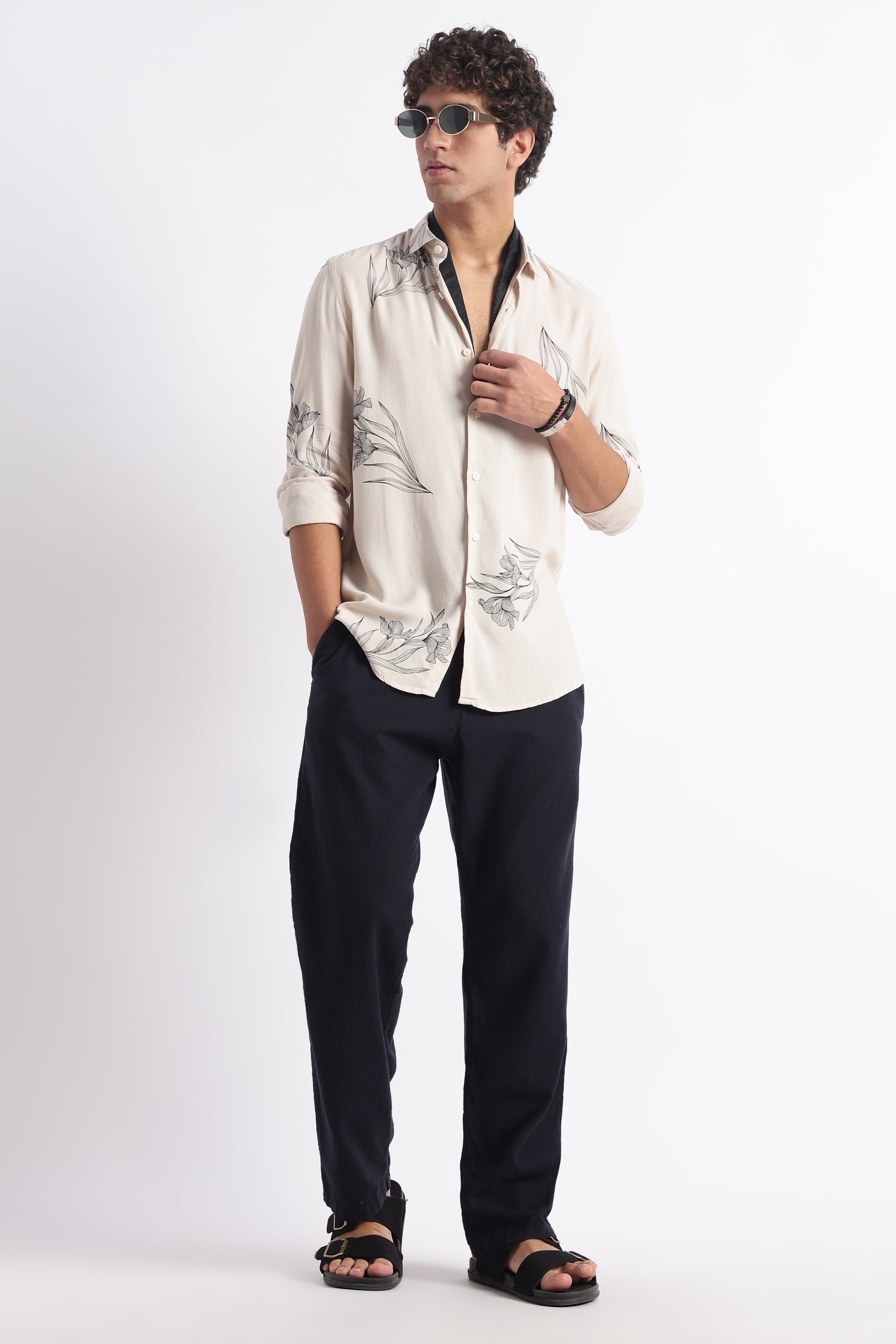 Men Modern Day Print Shirt