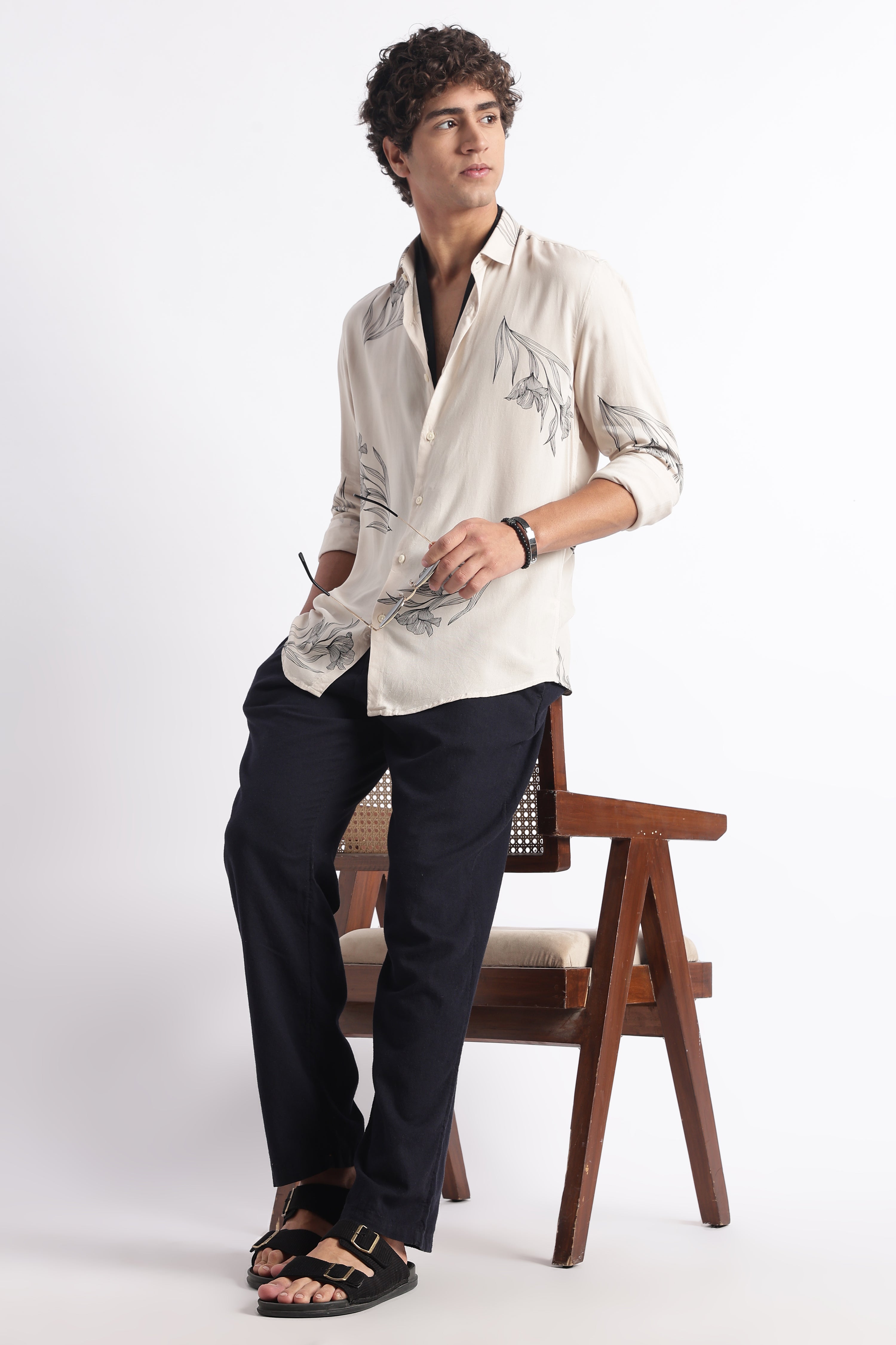 Men Modern Day Print Shirt