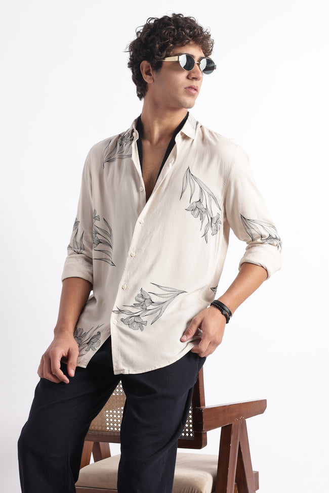 Men Modern Day Print Shirt