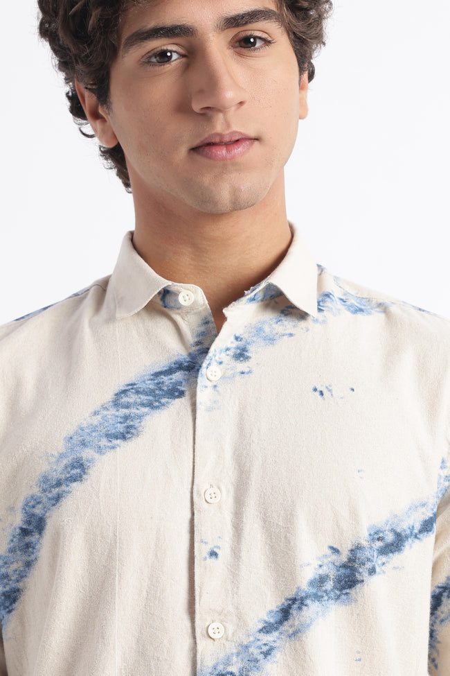 Men Modern Day Print Shirt
