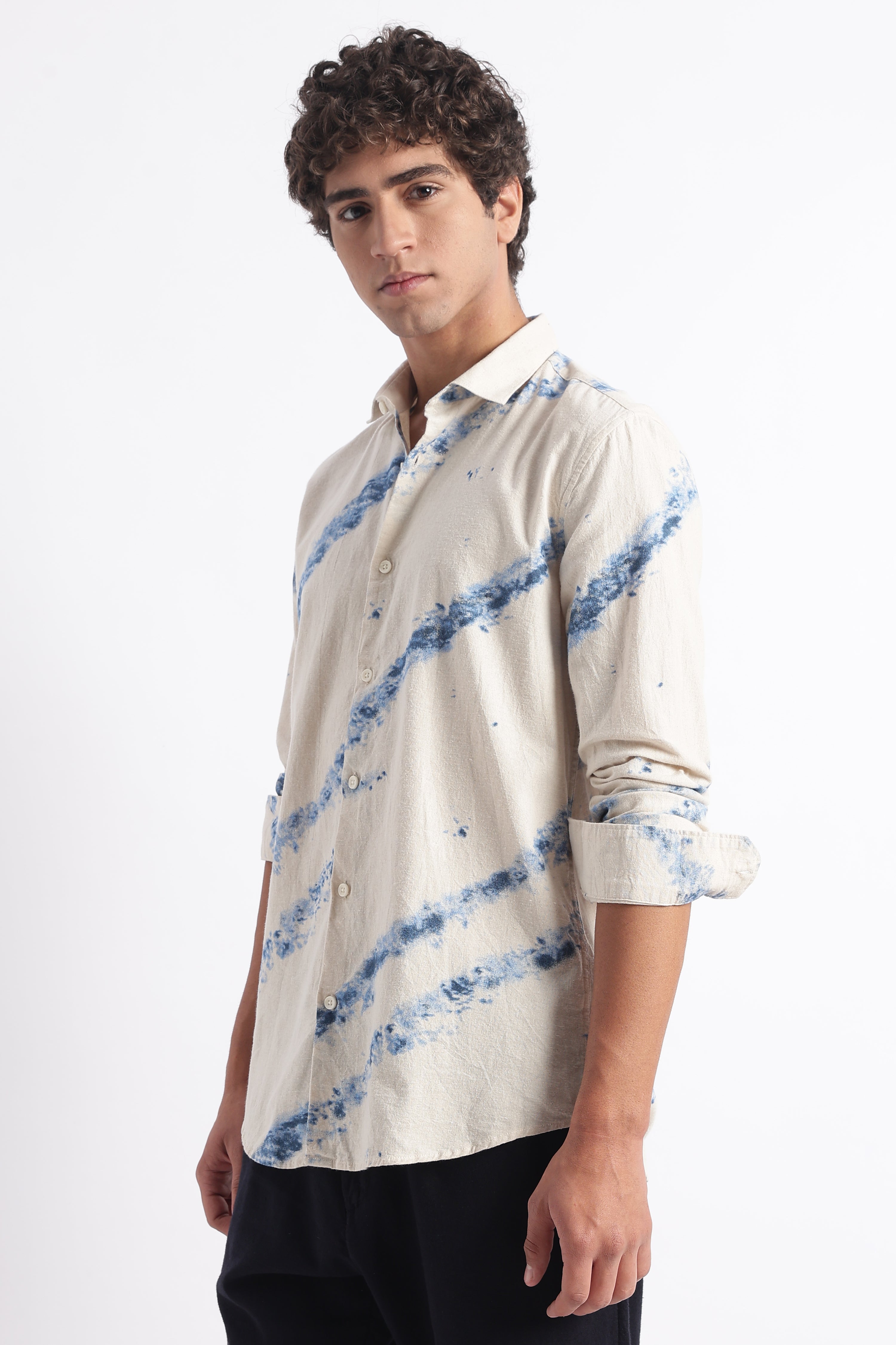 Men Modern Day Print Shirt