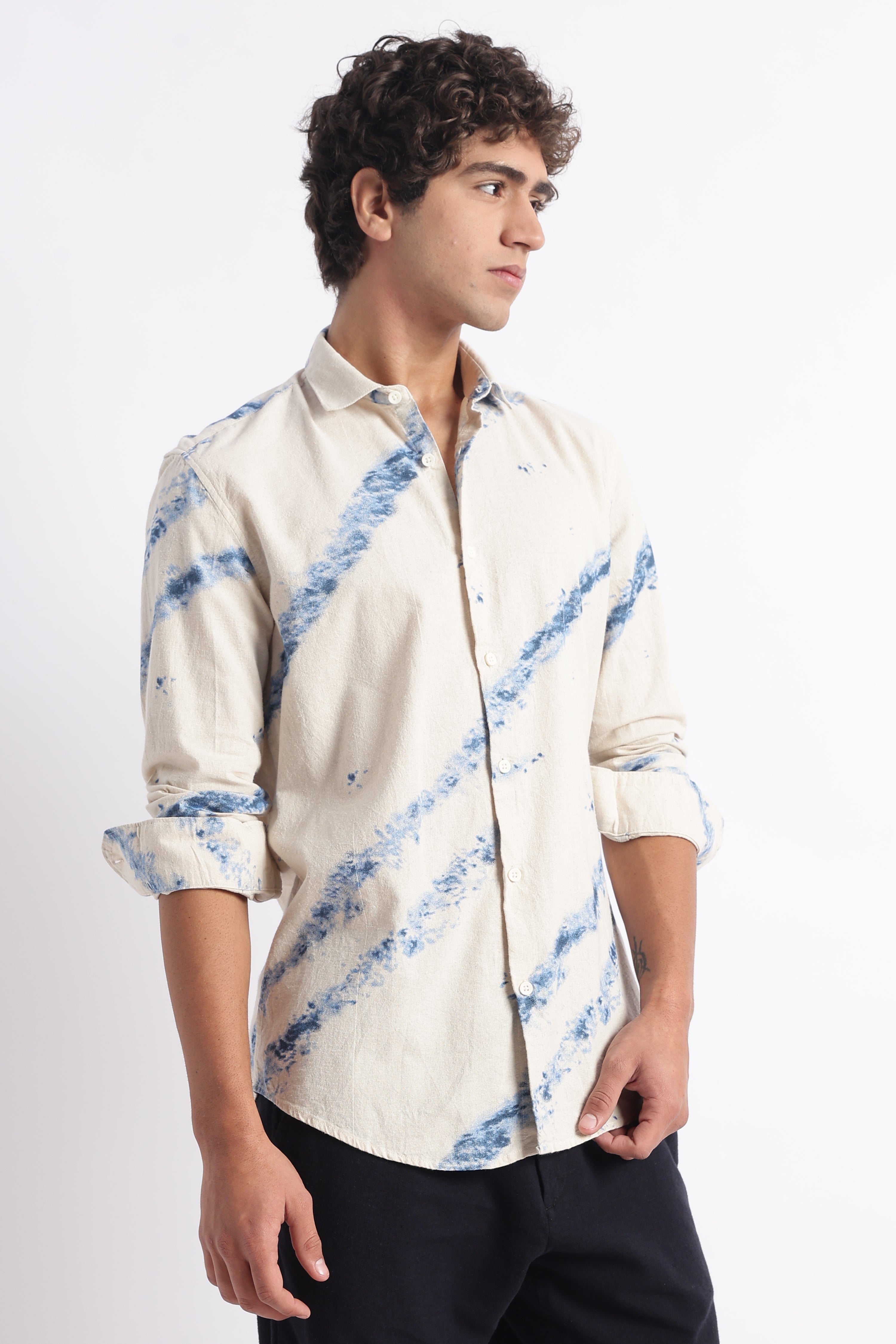 Men Modern Day Print Shirt
