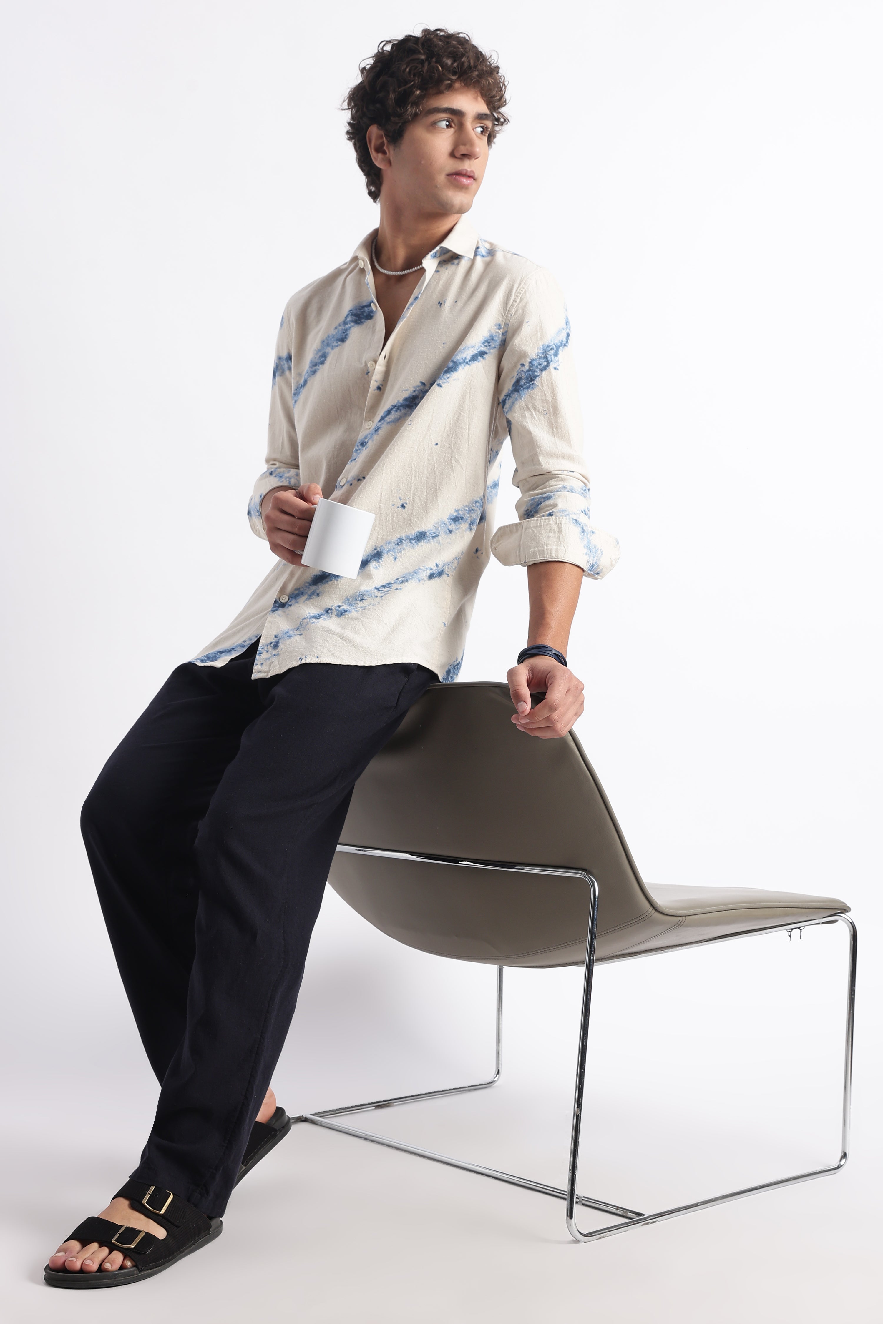 Men Modern Day Print Shirt