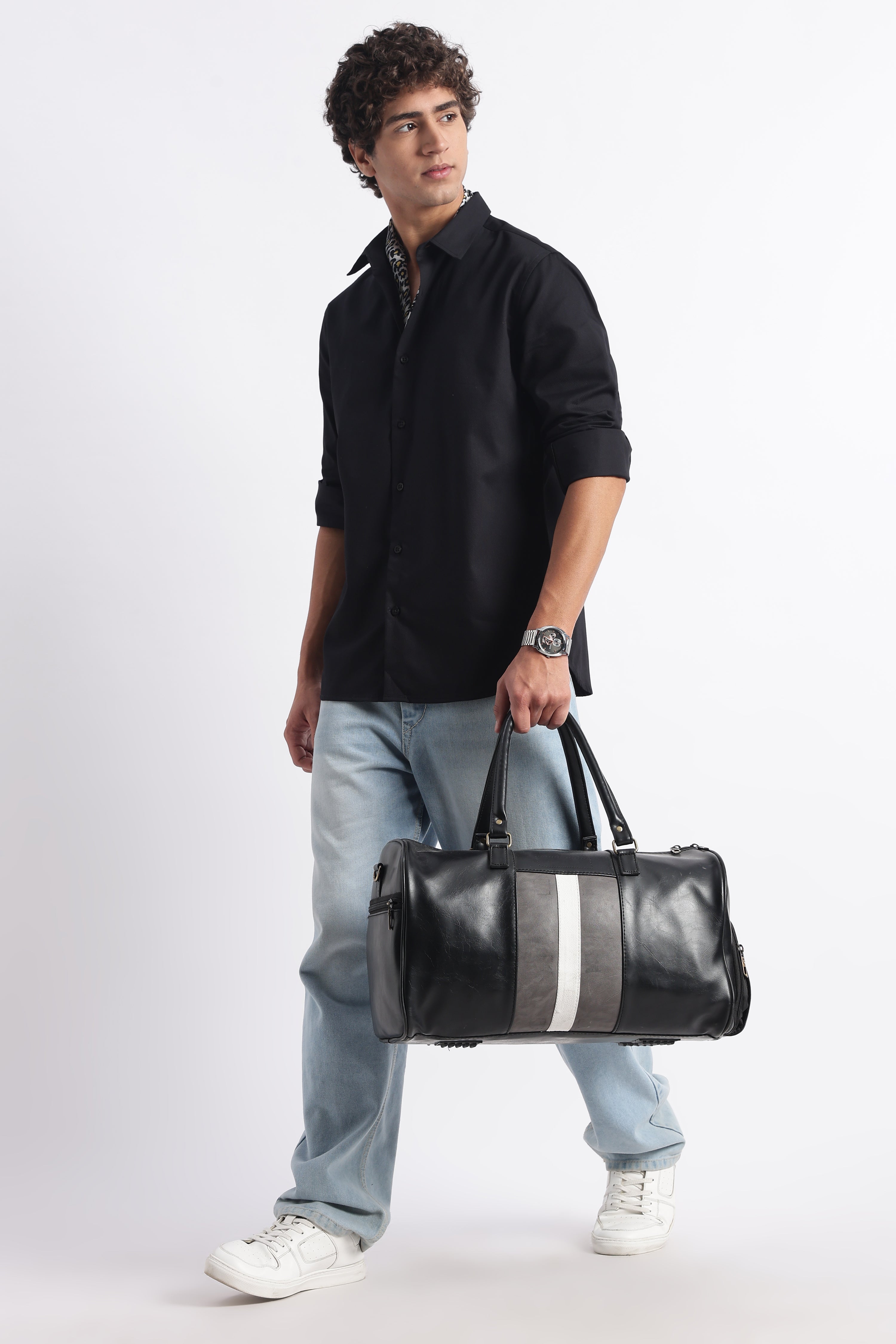 Men Classic Dobby Solid Shirt