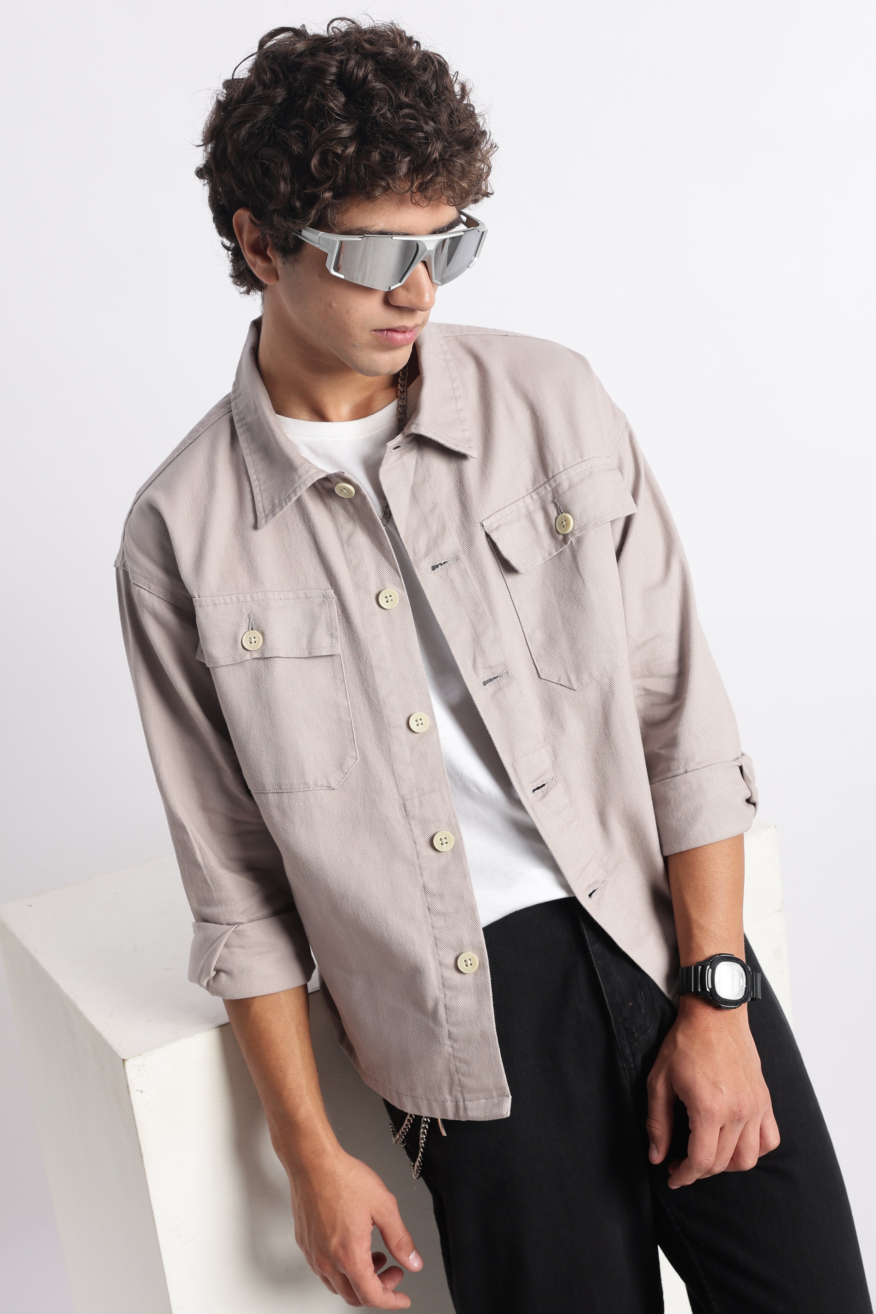 Men Everyday Layering Shacket