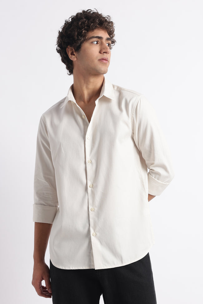 Men Classic Dobby Solid Shirt