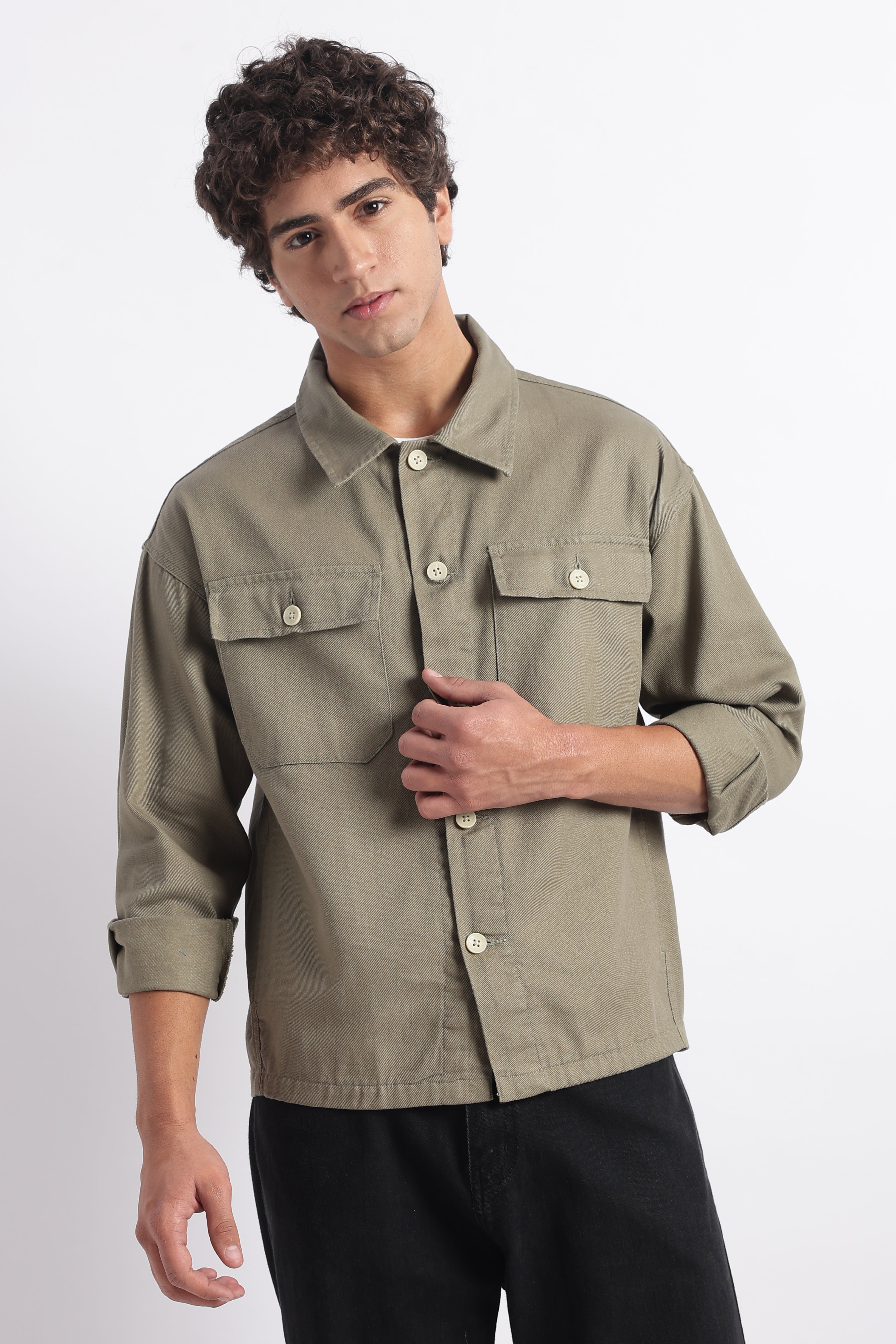 Men Everyday Layering Shacket