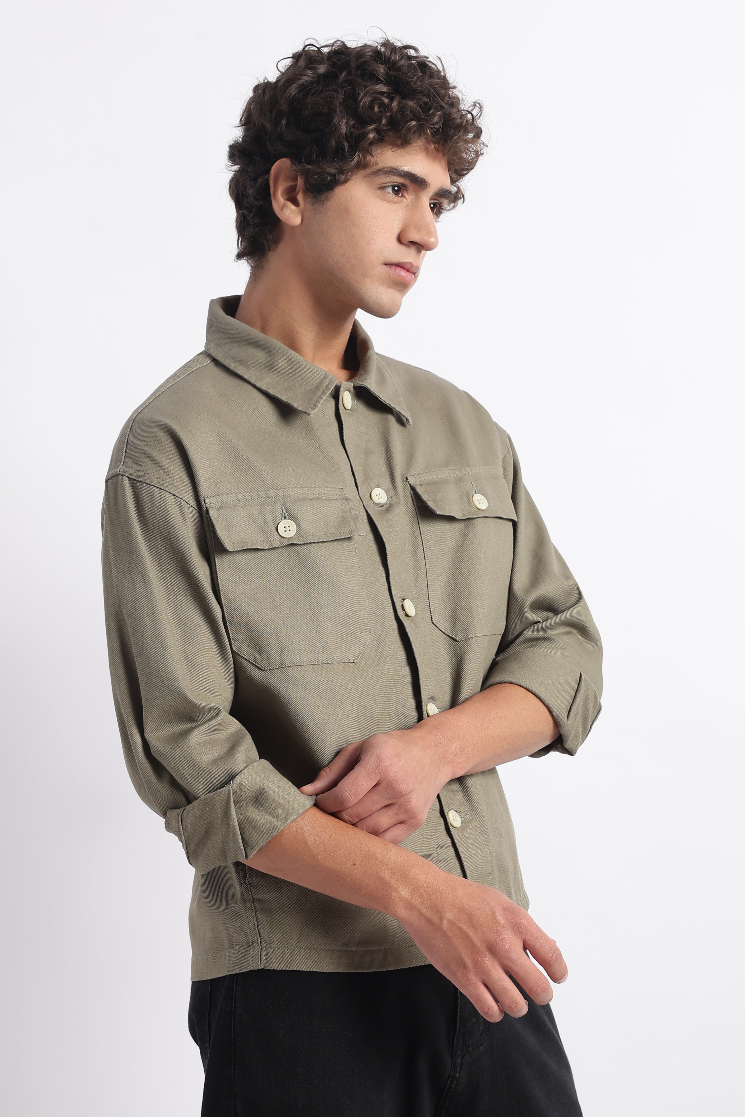 Men Everyday Layering Shacket