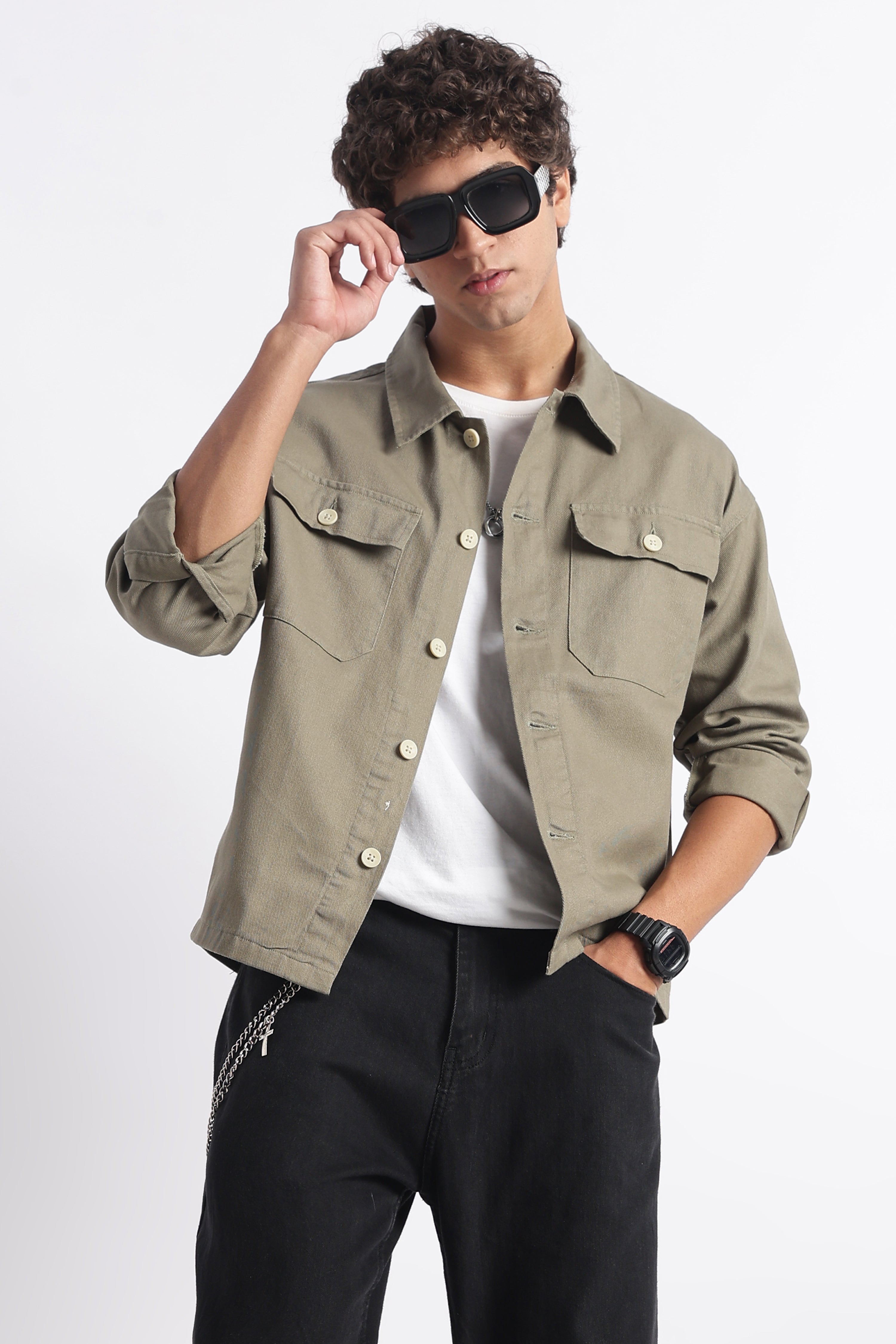 Men Everyday Layering Shacket