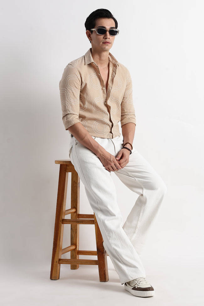 Men Embroidered Shirt