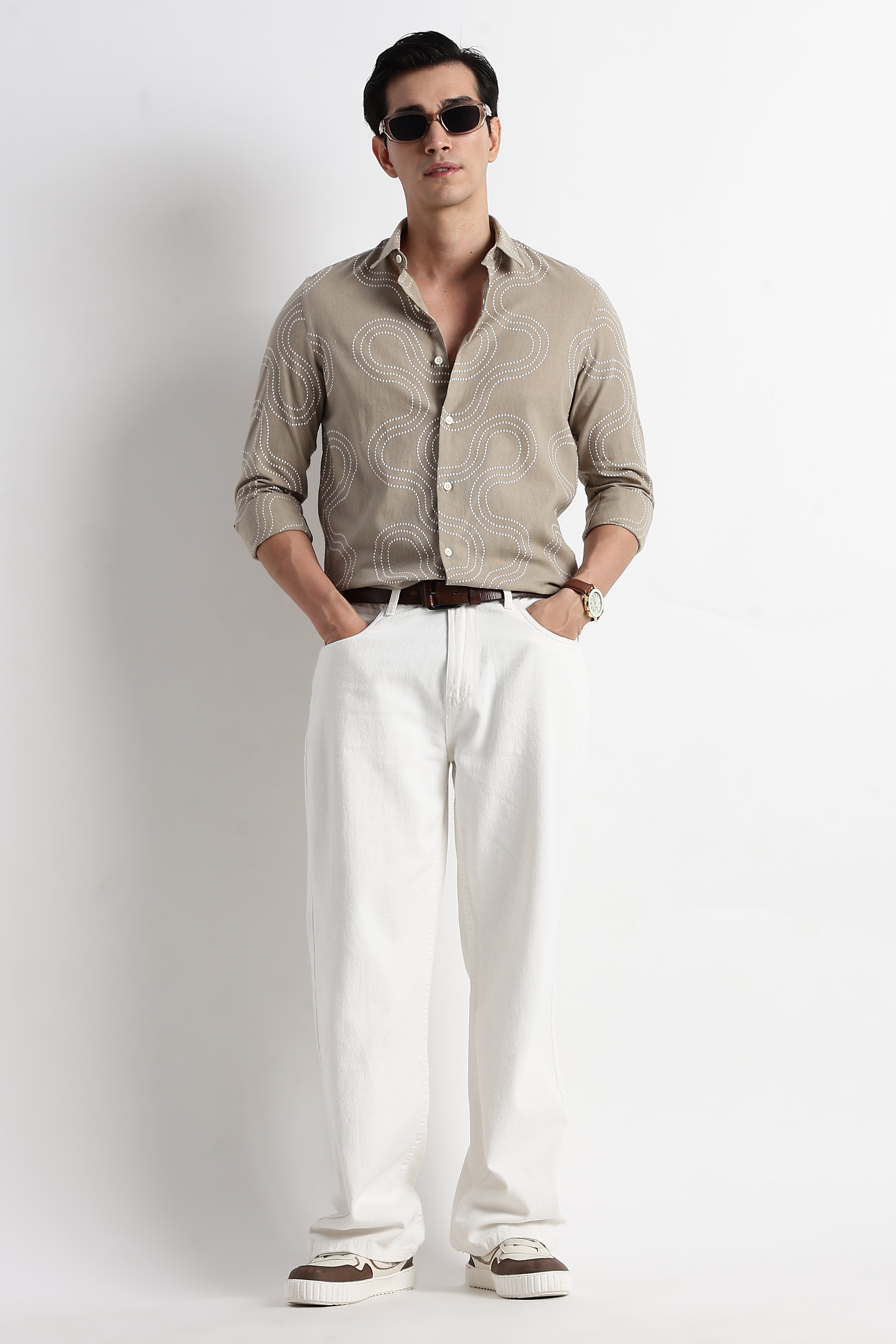 Men Embroidered Shirt