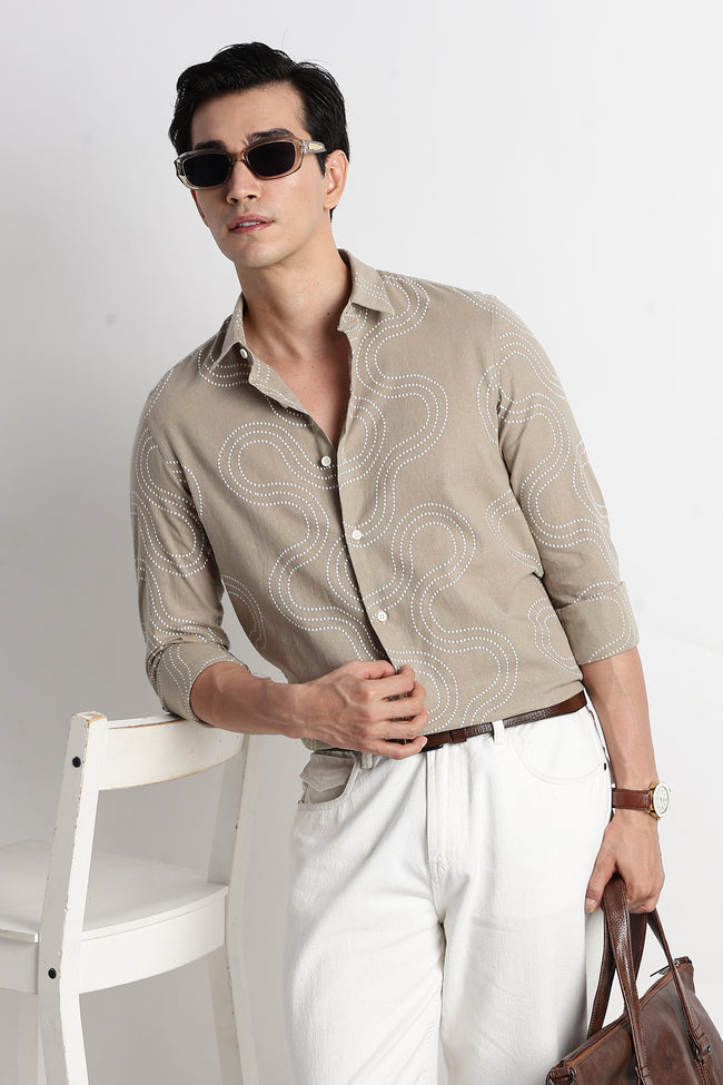 Men Embroidered Shirt