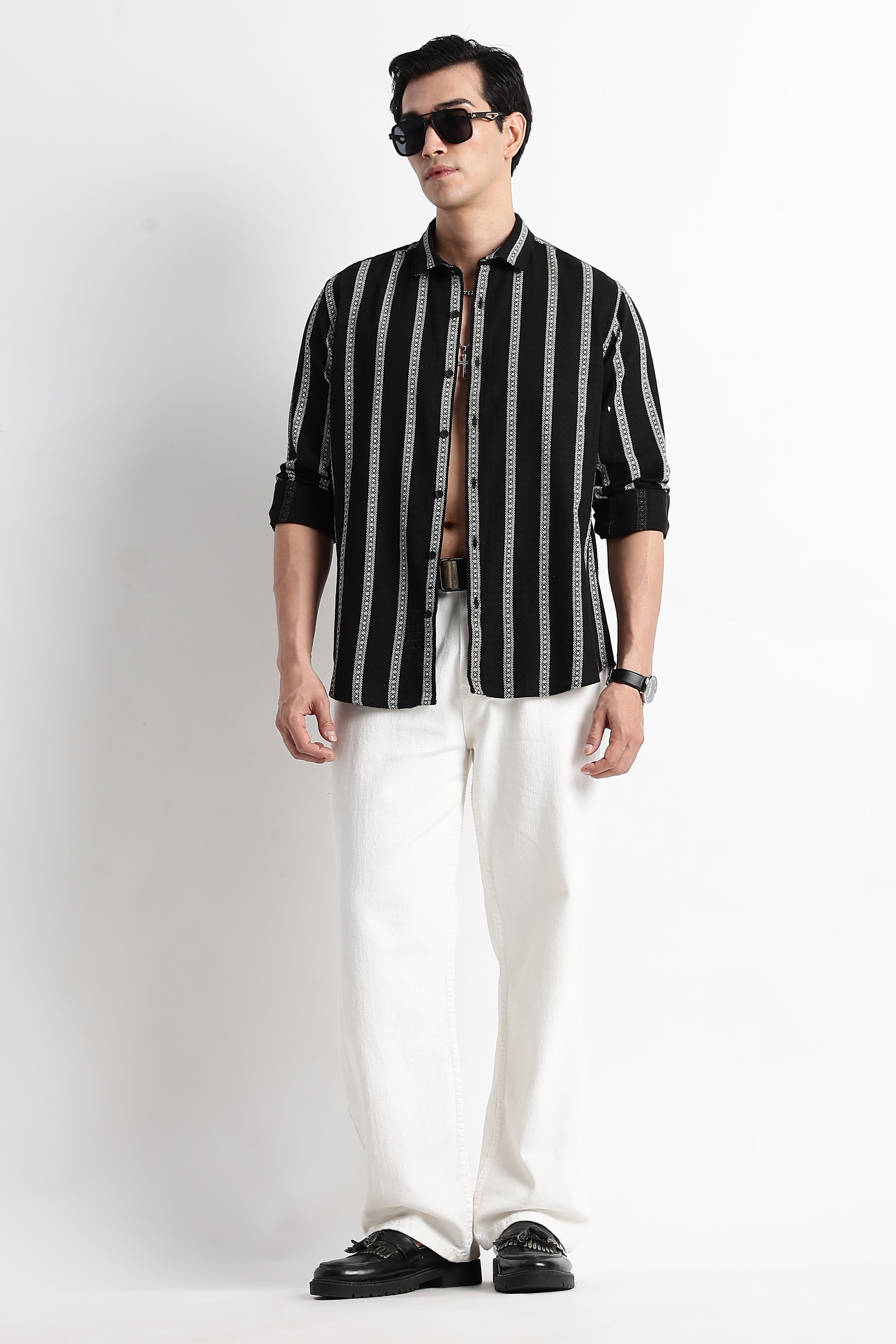 Men Heritage Stripes Shirt
