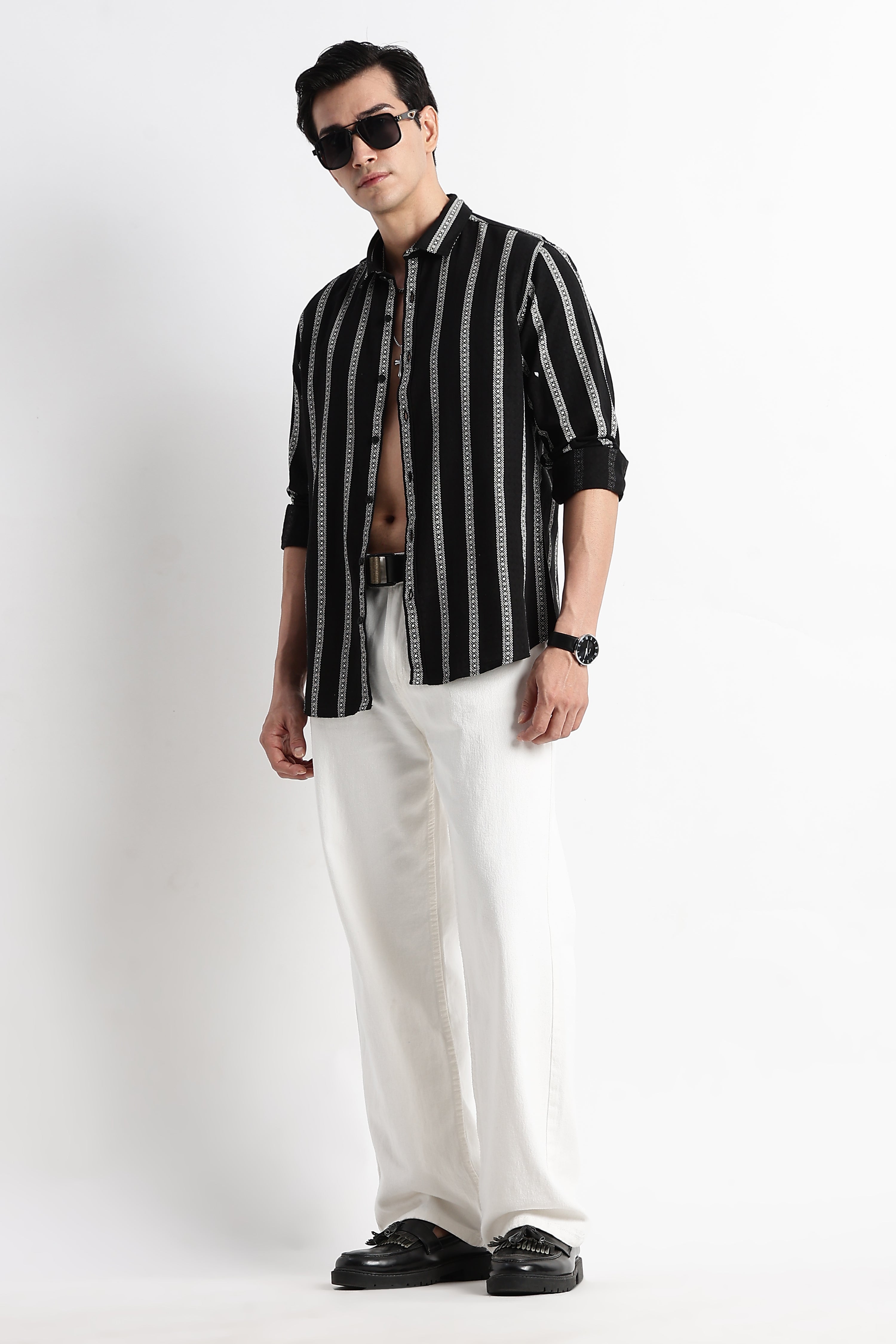 Men Heritage Stripes Shirt