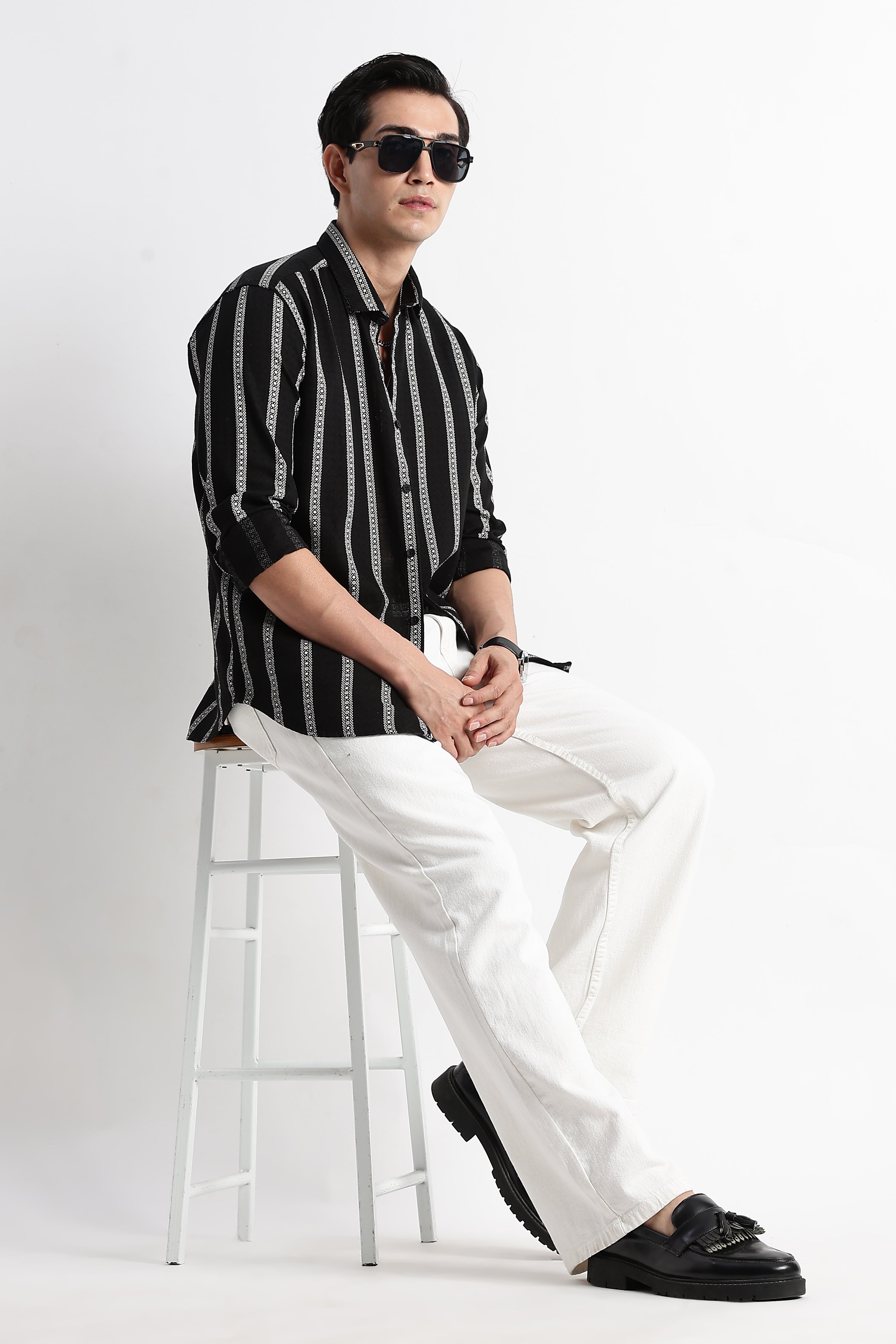 Men Heritage Stripes Shirt