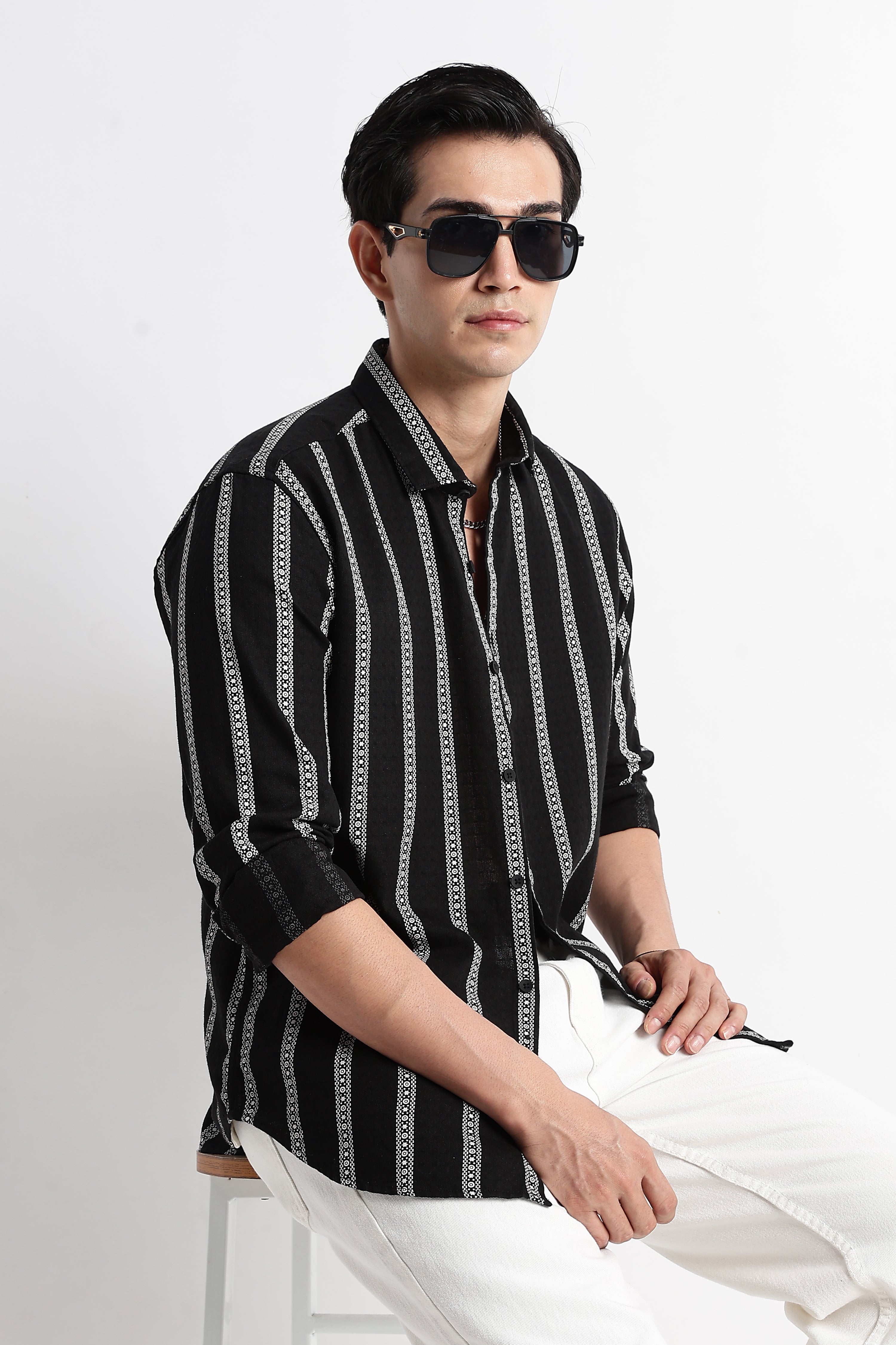 Men Heritage Stripes Shirt