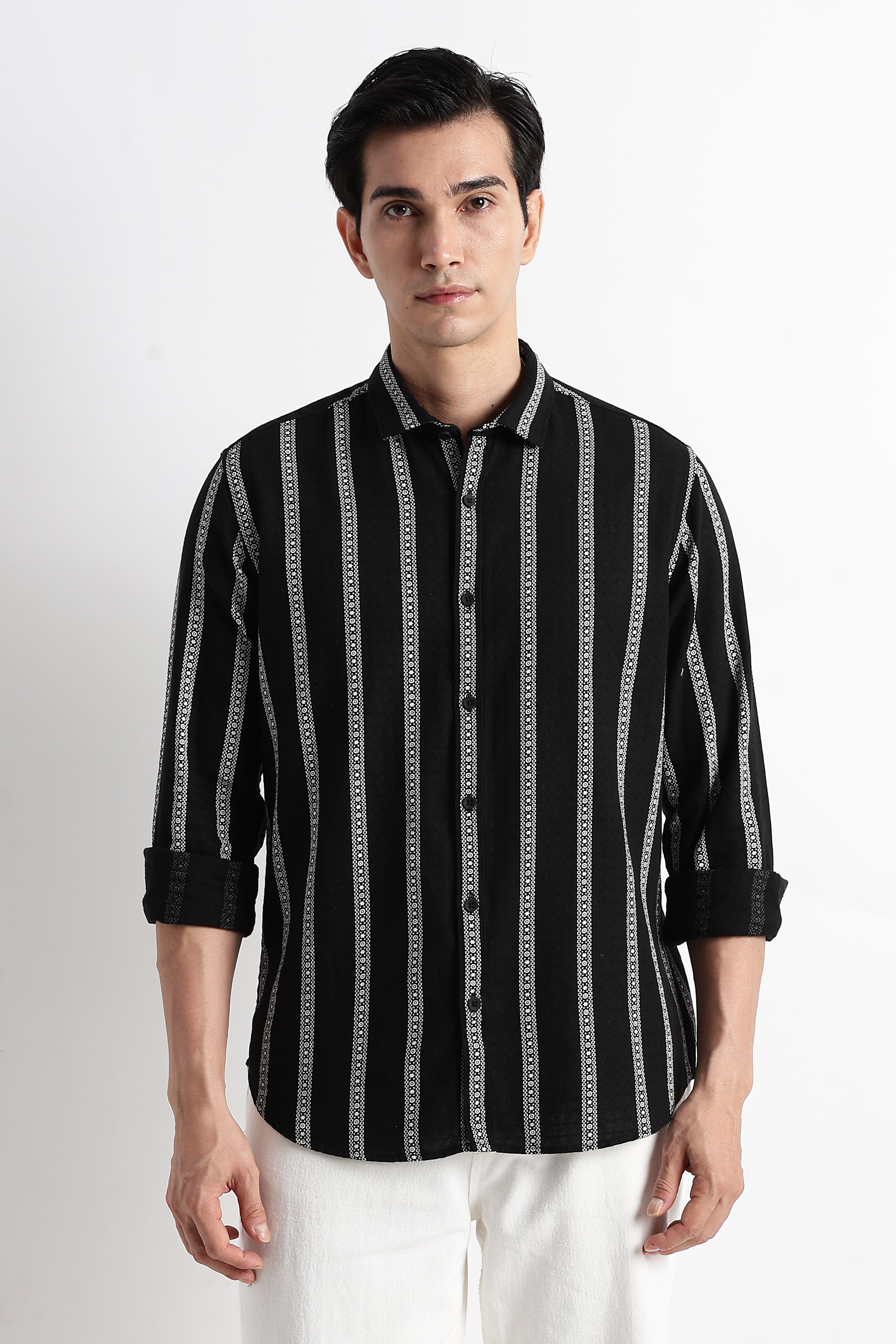 Men Heritage Stripes Shirt
