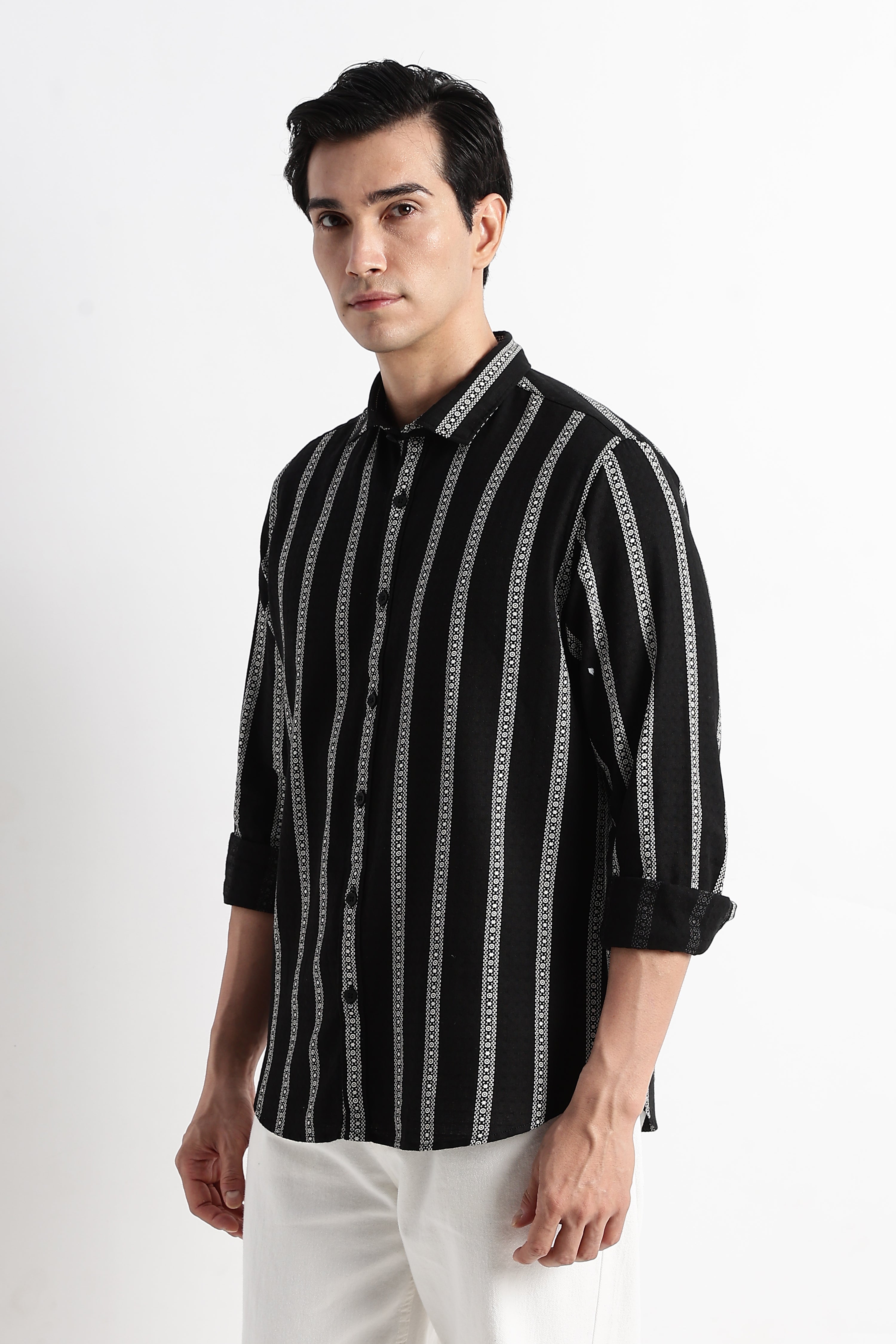 Men Heritage Stripes Shirt