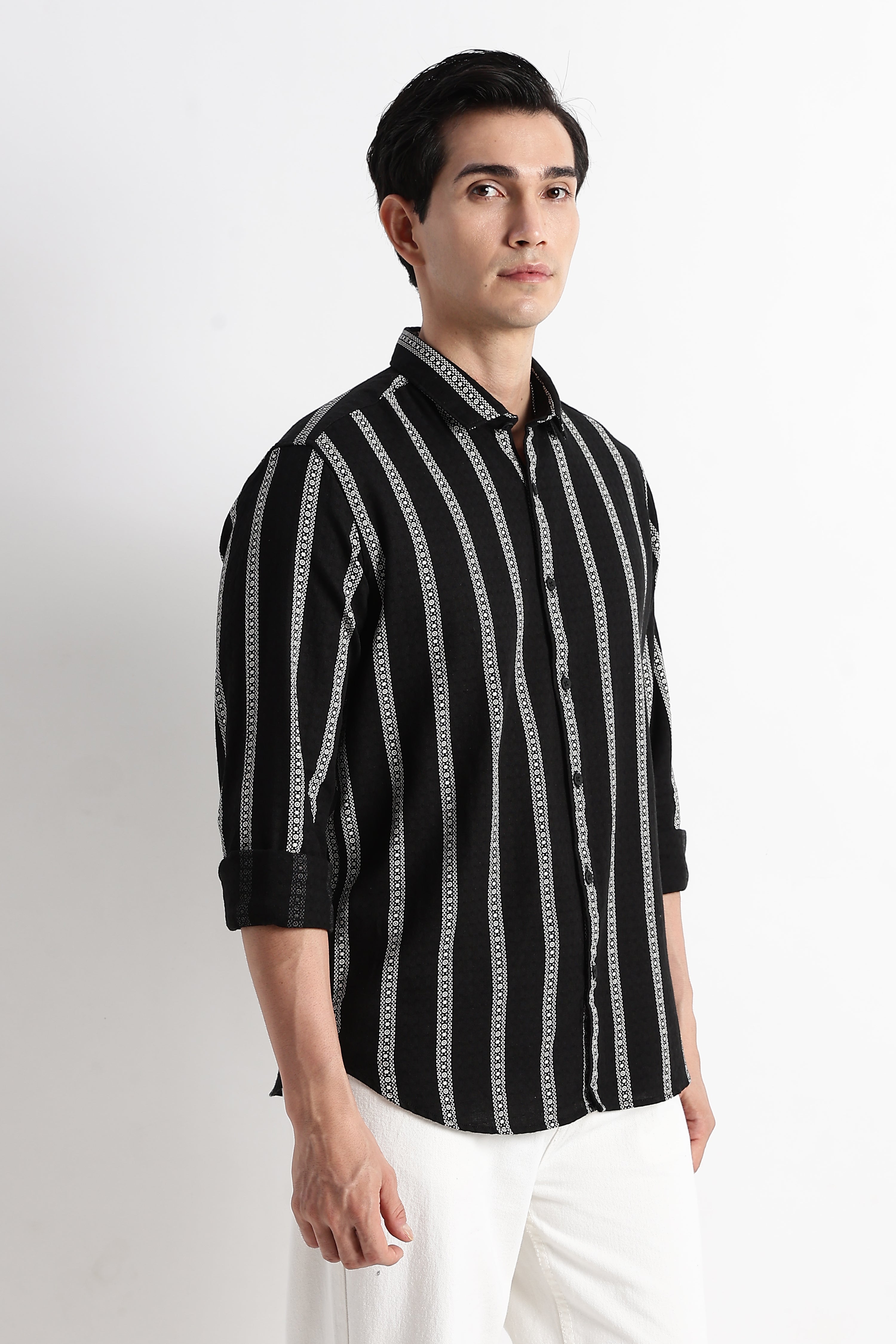 Men Heritage Stripes Shirt