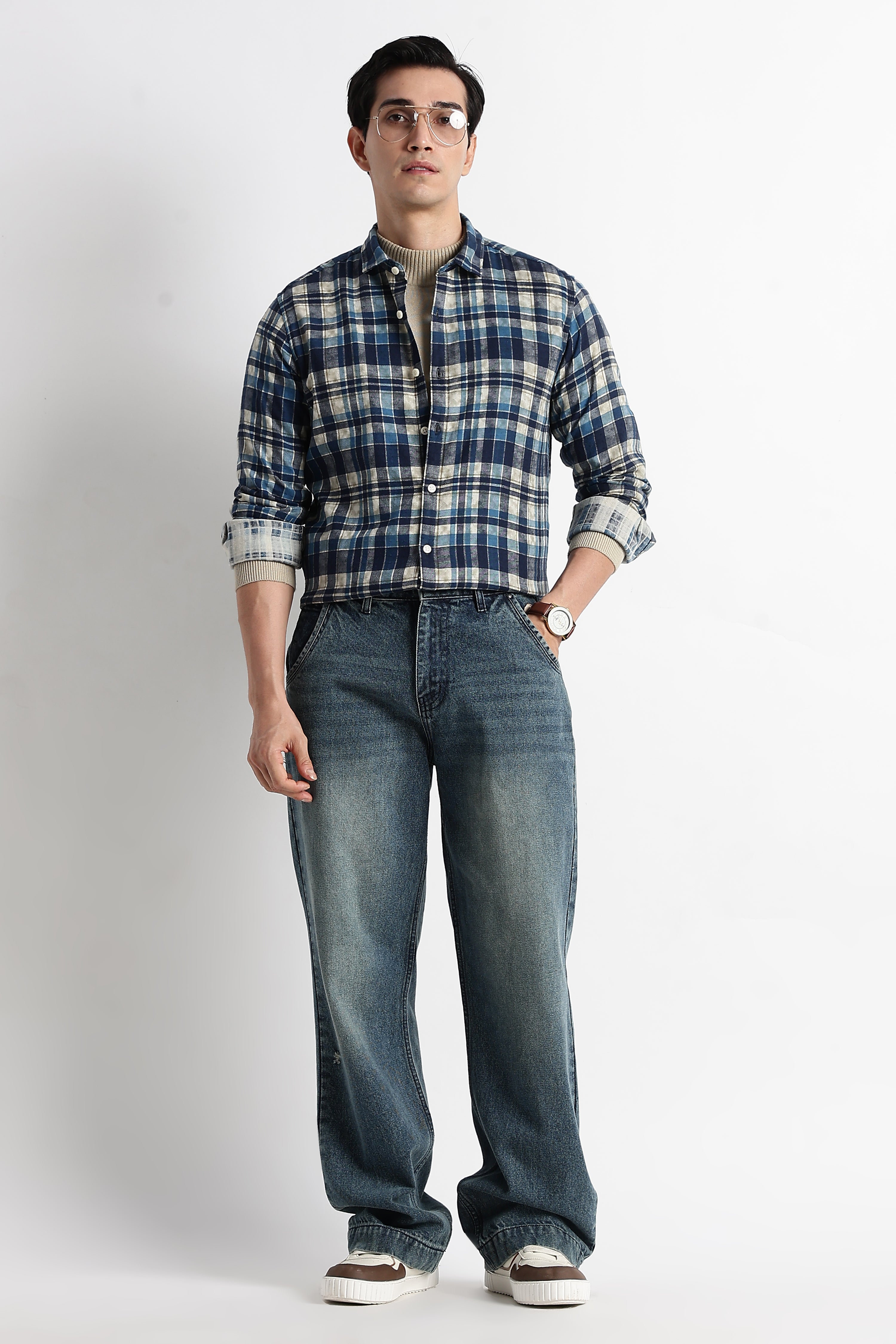 Men Heritage Check Shirt