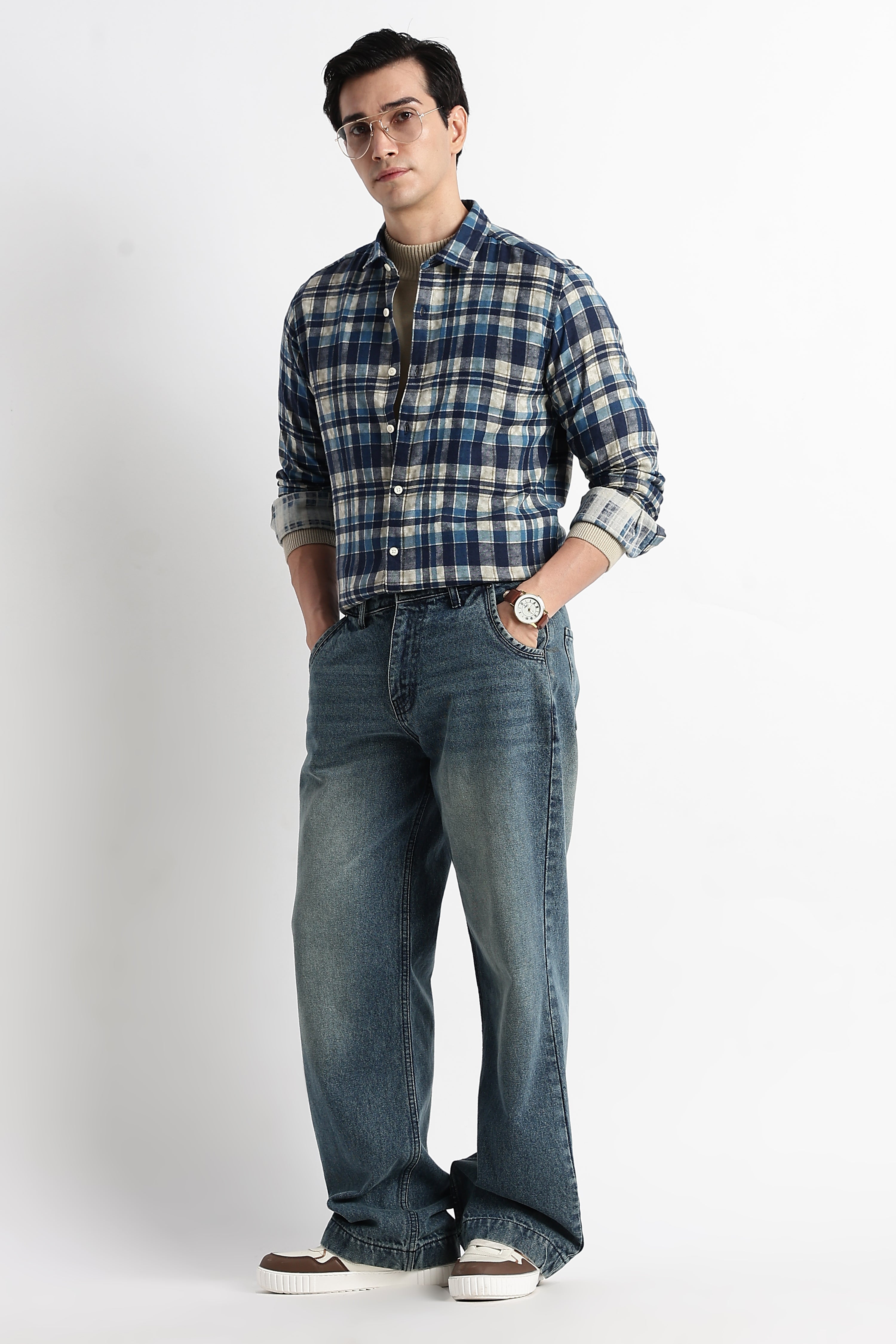 Men Heritage Check Shirt