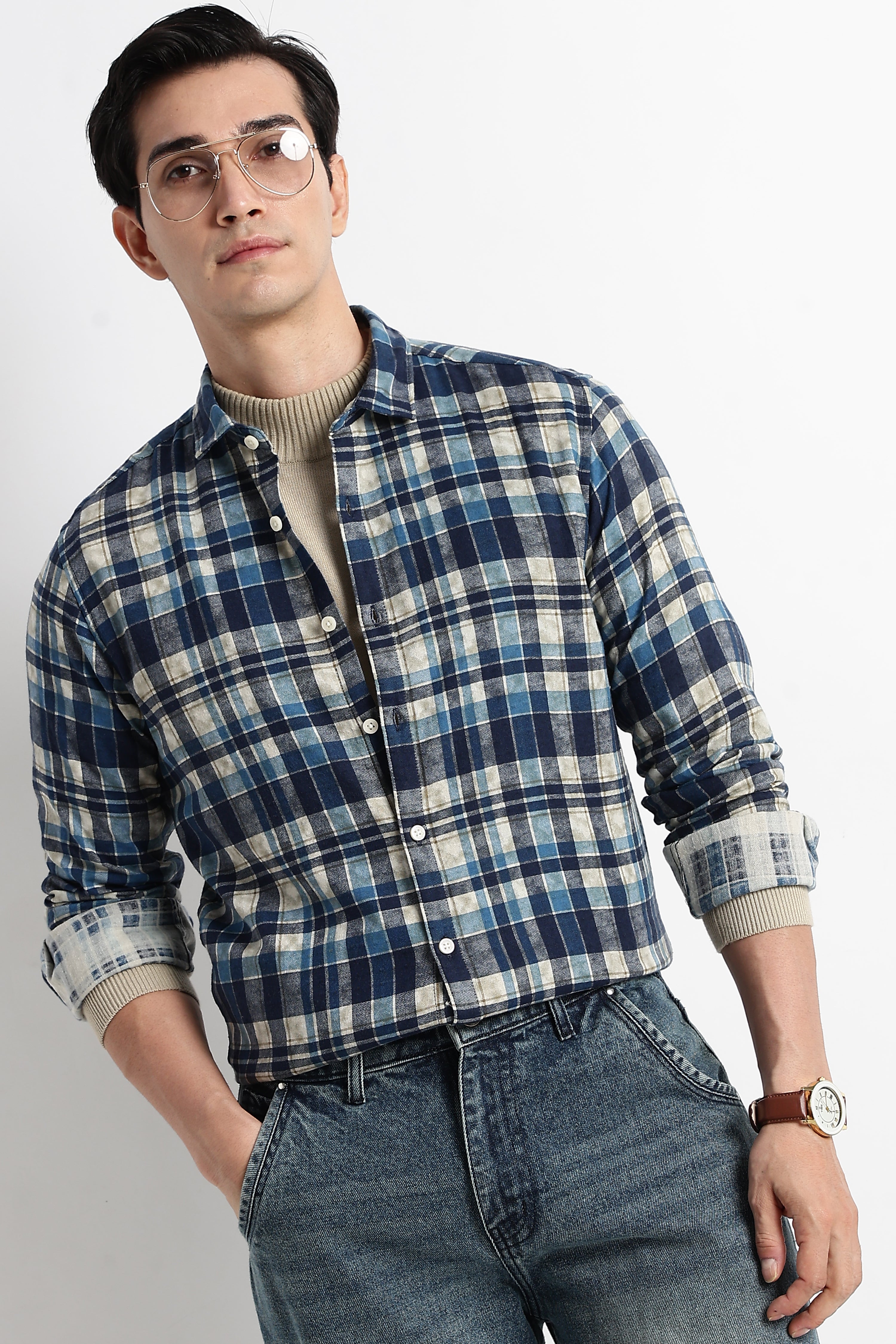Men Heritage Check Shirt