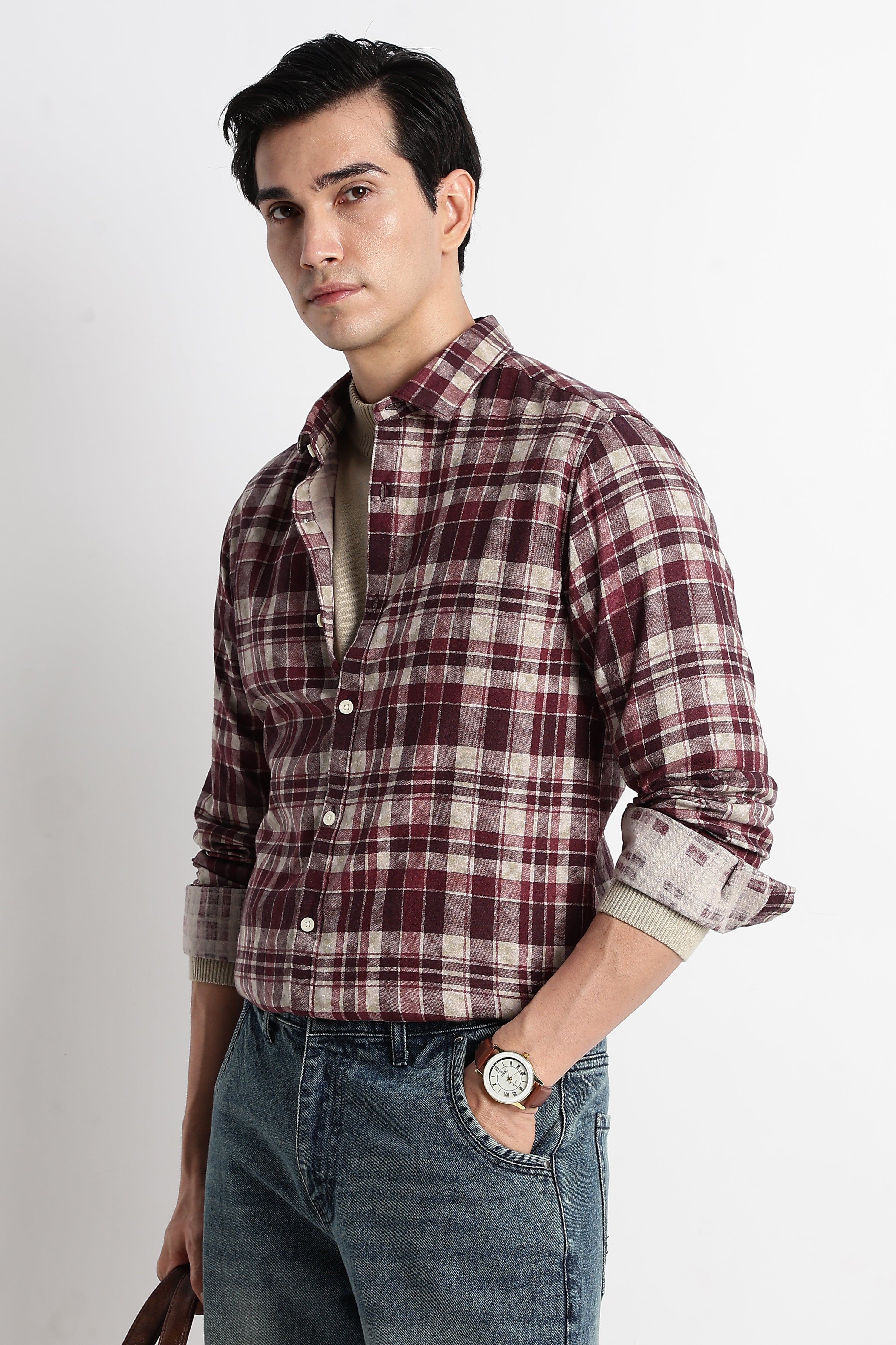 Men Heritage Check Shirt