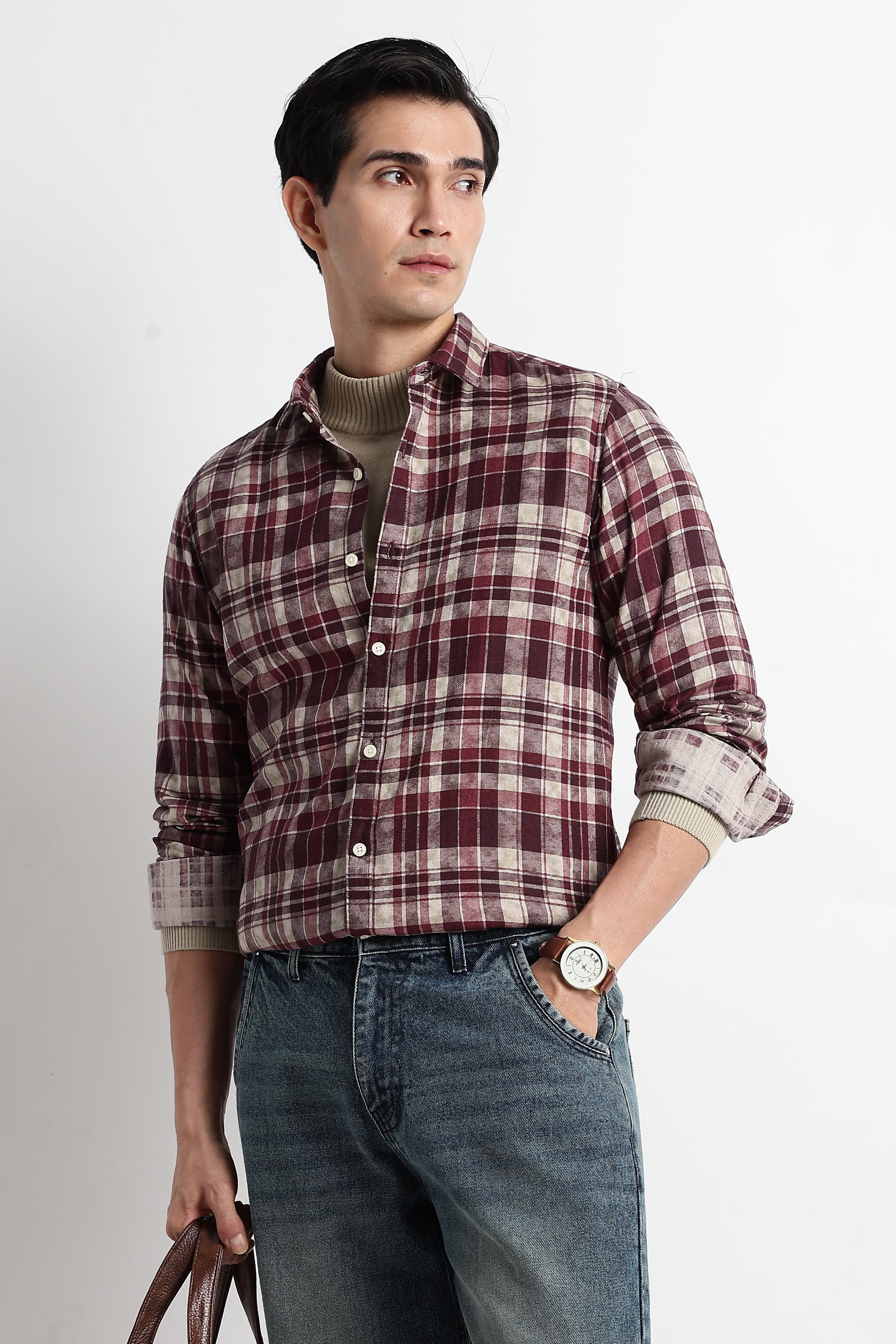 Men Heritage Check Shirt