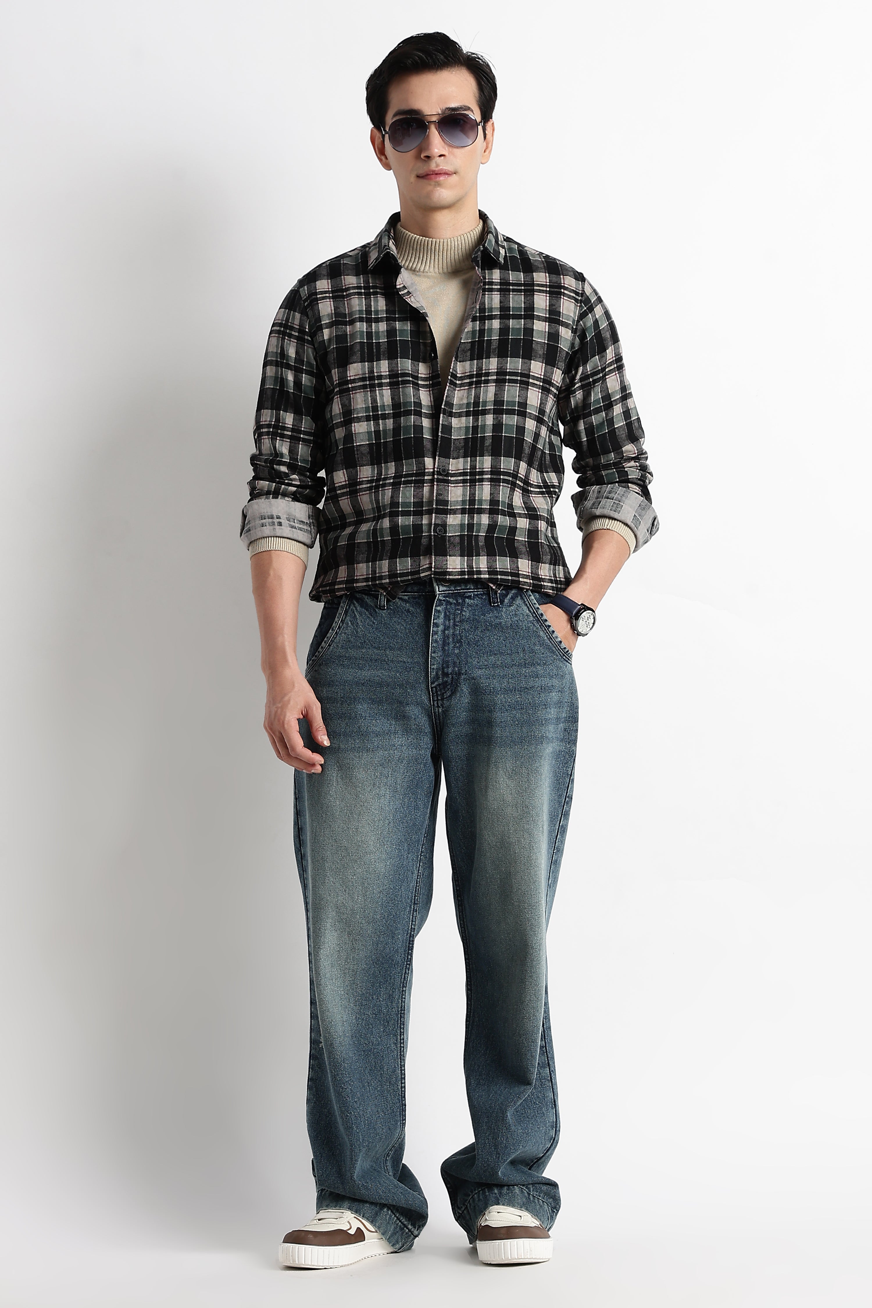 Men Heritage Check Shirt