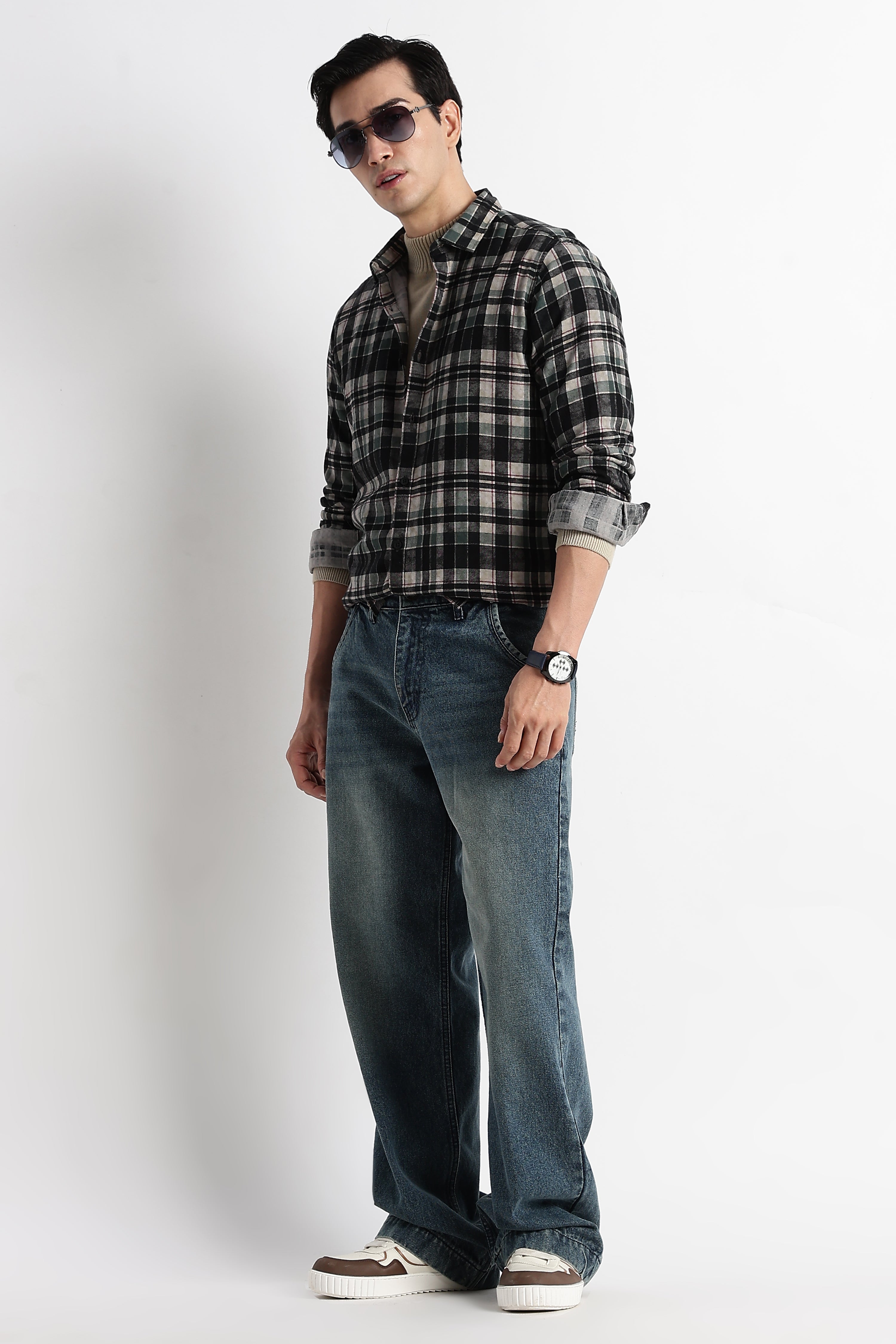 Men Heritage Check Shirt