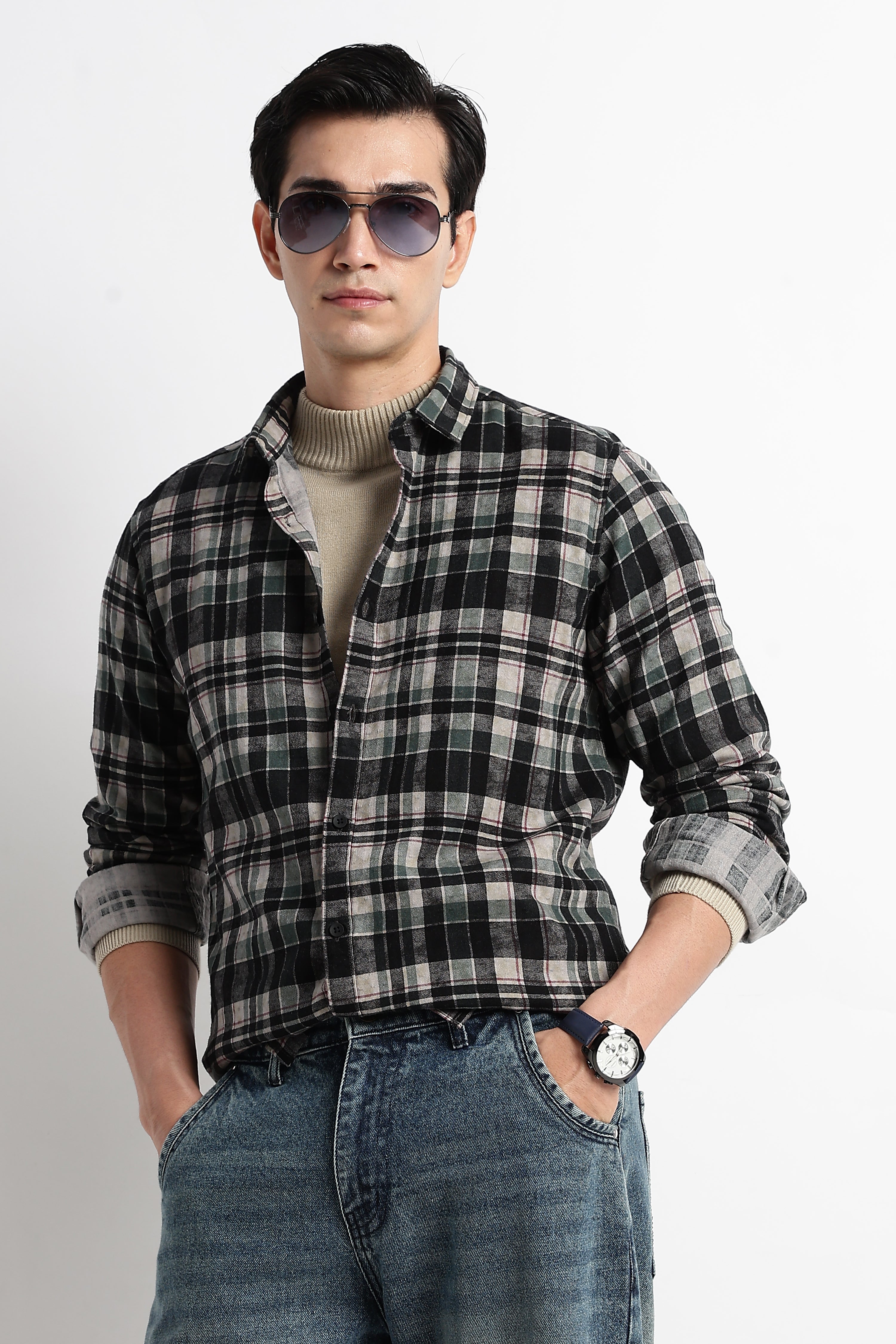 Men Heritage Check Shirt